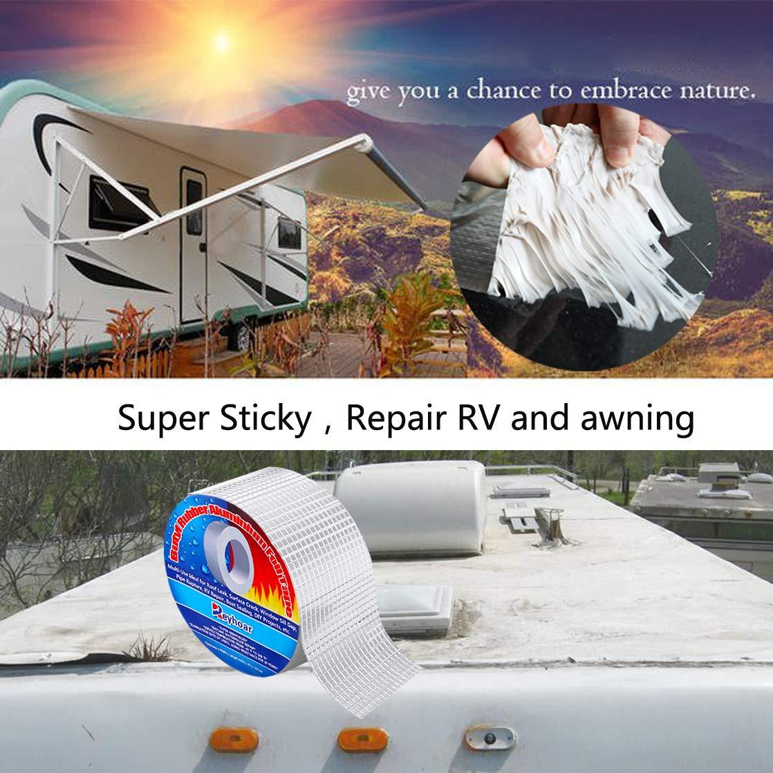 Cinta Impermeable Multiuso Reyhoar 10cm x 5m Butilo Aluminio