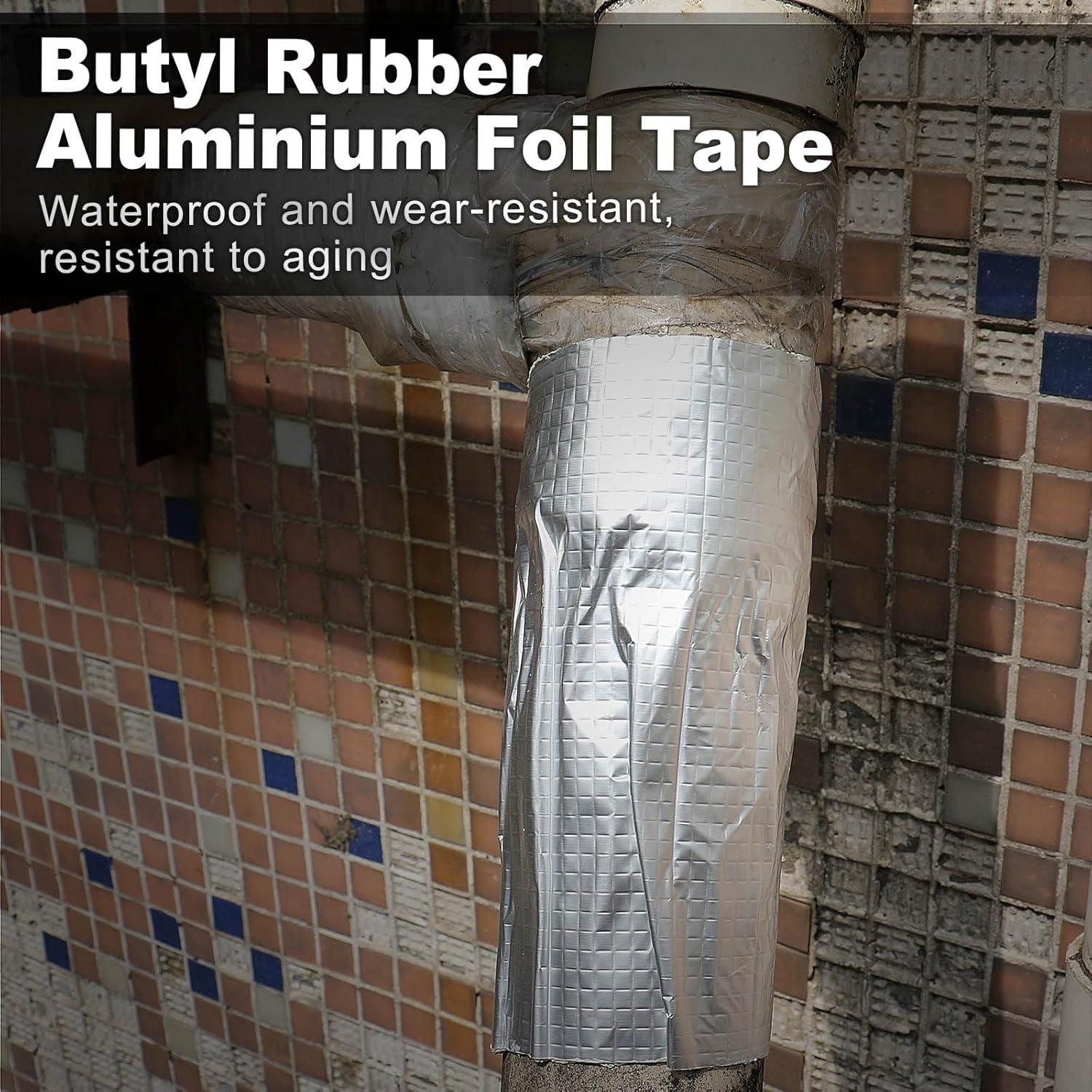 Cinta Butílica BOMEI PACK 20.32 cm x 5 m Impermeable Multiuso