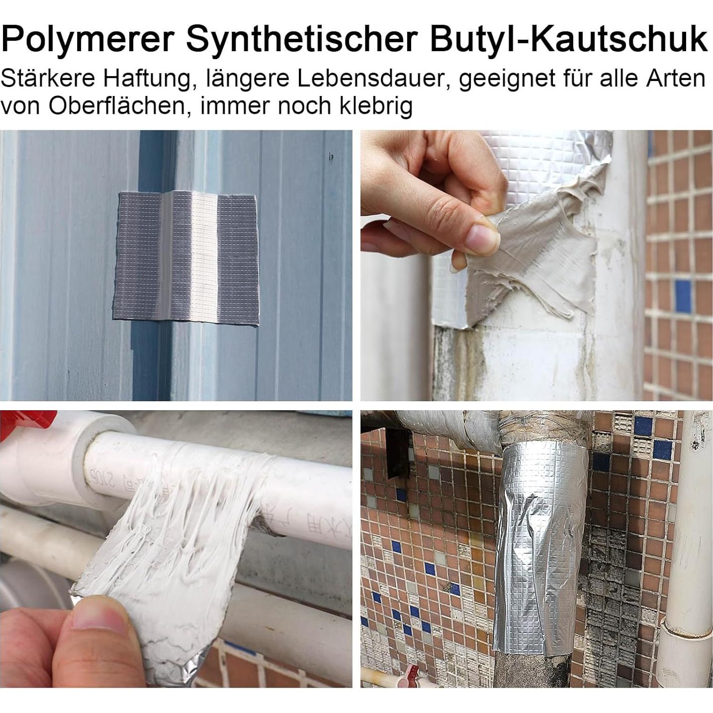 Cinta Butílica BOMEI PACK 20.32 cm x 5 m Impermeable Multiuso