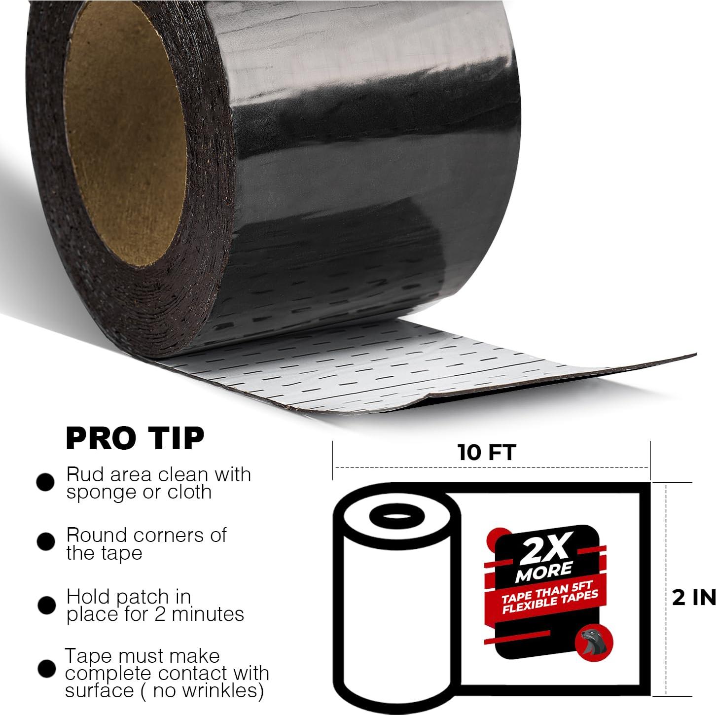 Cinta Selladora Impermeable SEALWAY 5.08 cm x 3.05 m Negra