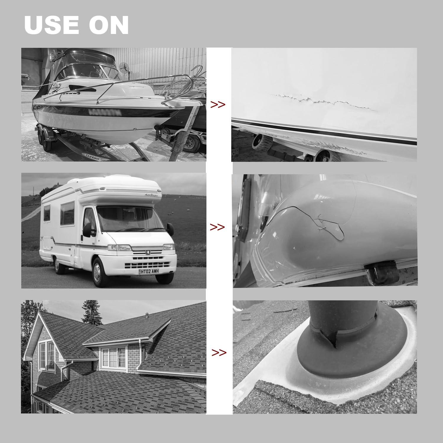 Cinta Selladora Impermeable SEALWAY 5.08 cm x 3.05 m Negra