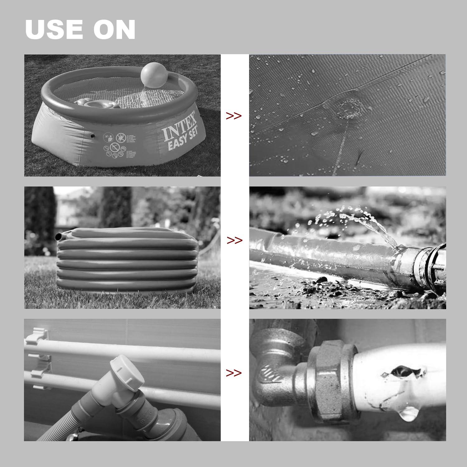 Cinta Selladora Impermeable SEALWAY 5.08 cm x 3.05 m Negra