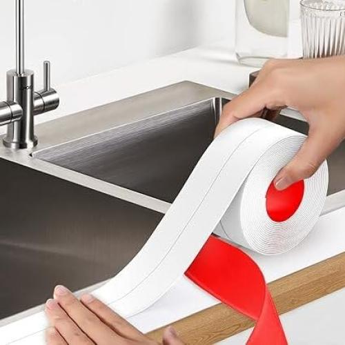 Cinta de Sellado Impermeable Blanca 2 Rollos 3.81cm x 3.2m