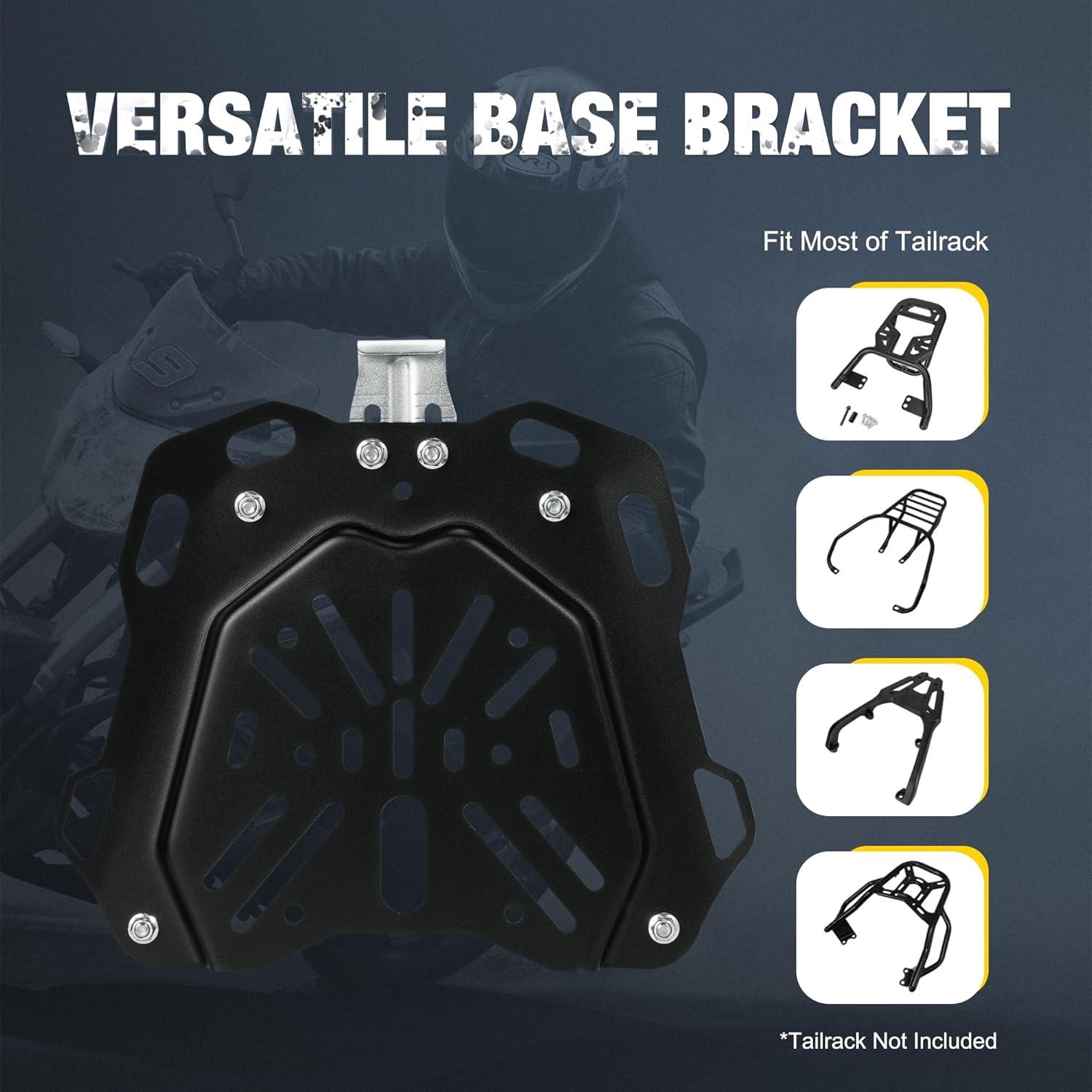 Maletero de Motocicleta GURBLOFY 45L Aluminio Impermeable