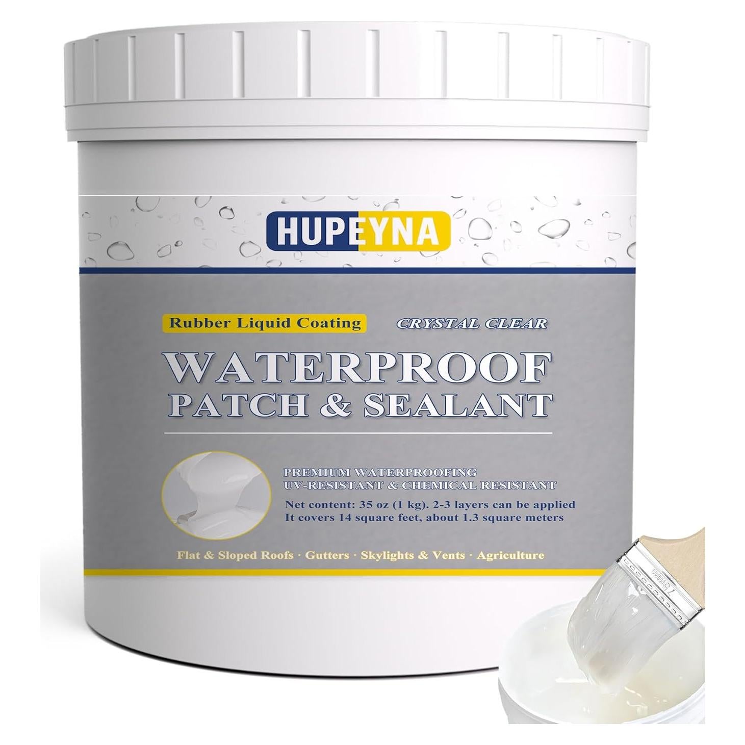 Sellador Líquido Impermeable Hupeyna 992ml para Reparación de Fugas