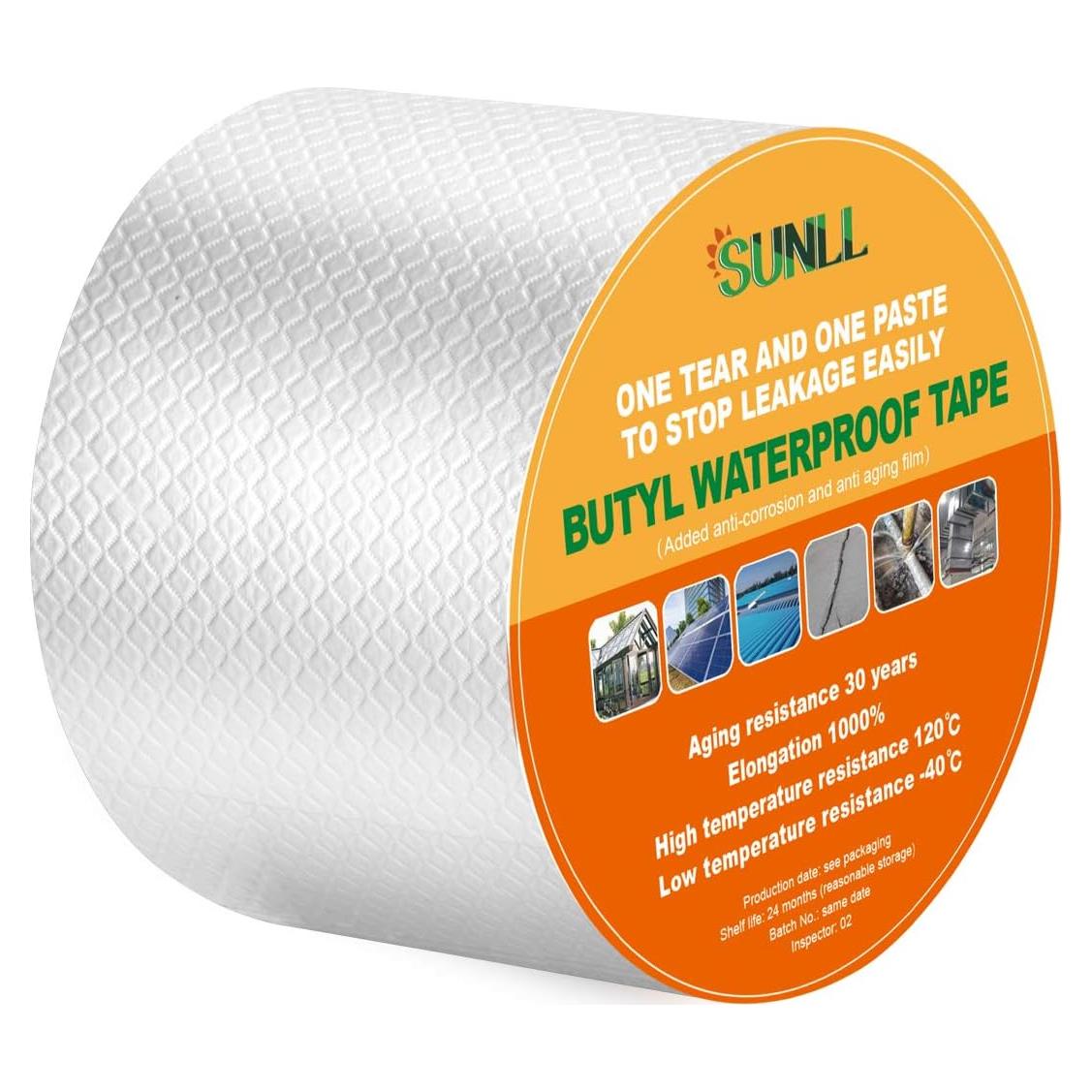 Cinta de Sello de Butilo SUNLL 10 cm x 5 m Impermeable