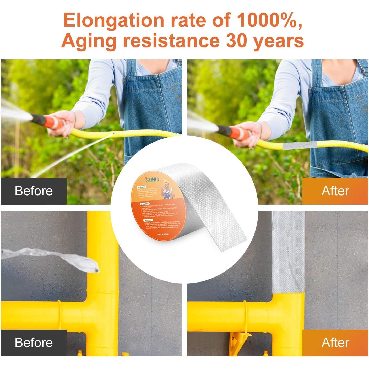 Cinta de Sello de Butilo SUNLL 10 cm x 5 m Impermeable