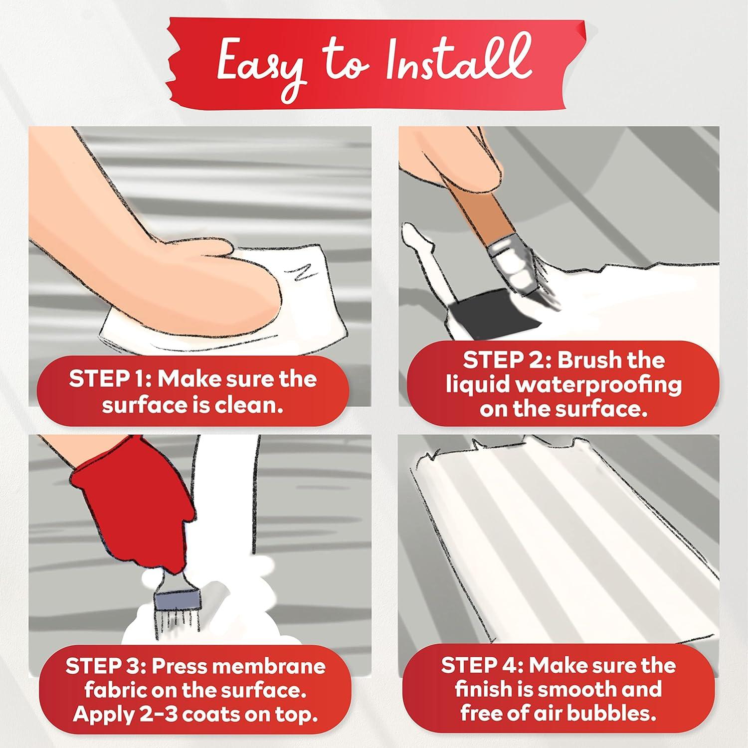 Cinta de Membrana Impermeable XFasten 15 cm x 22.86 m