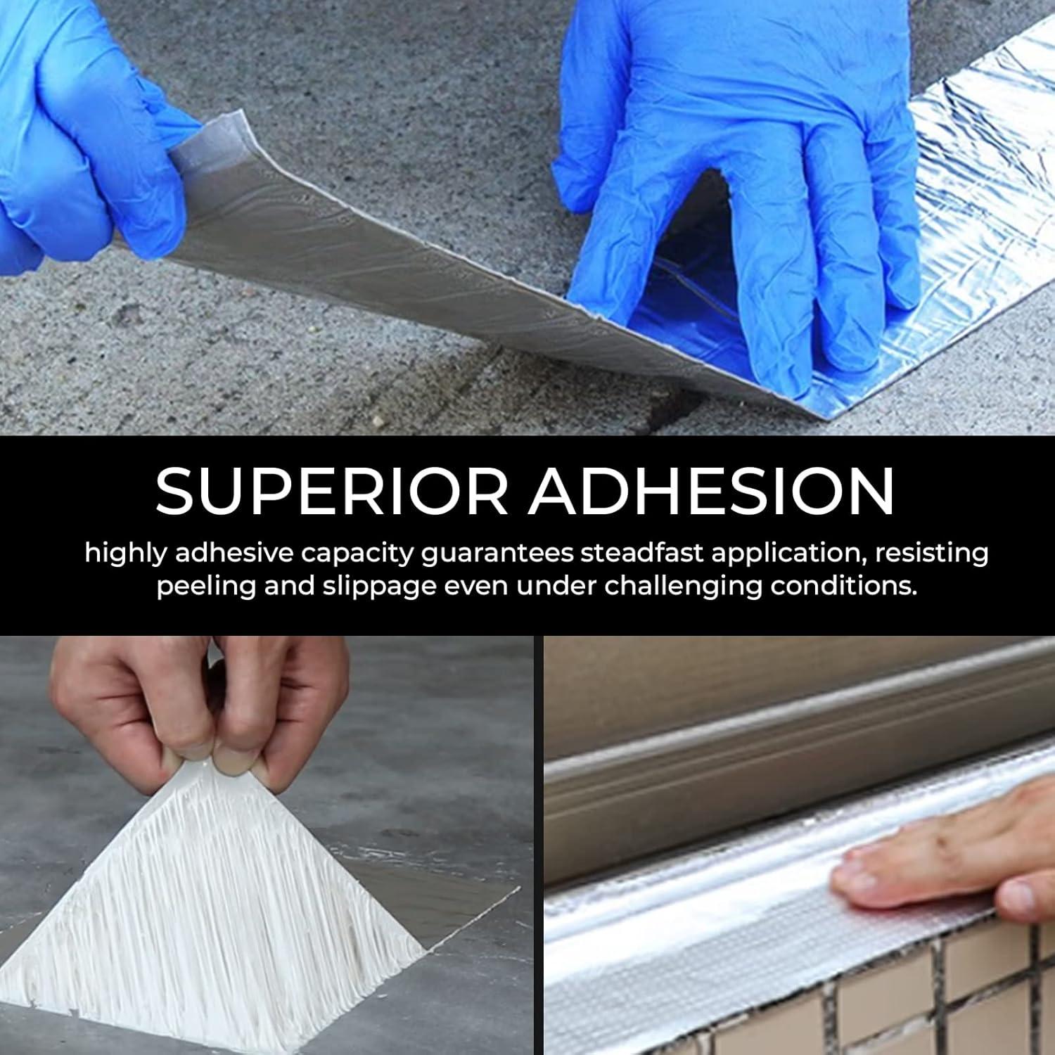 Cinta Impermeable de Butilo NTZ 50cm x 10m para Reparaciones