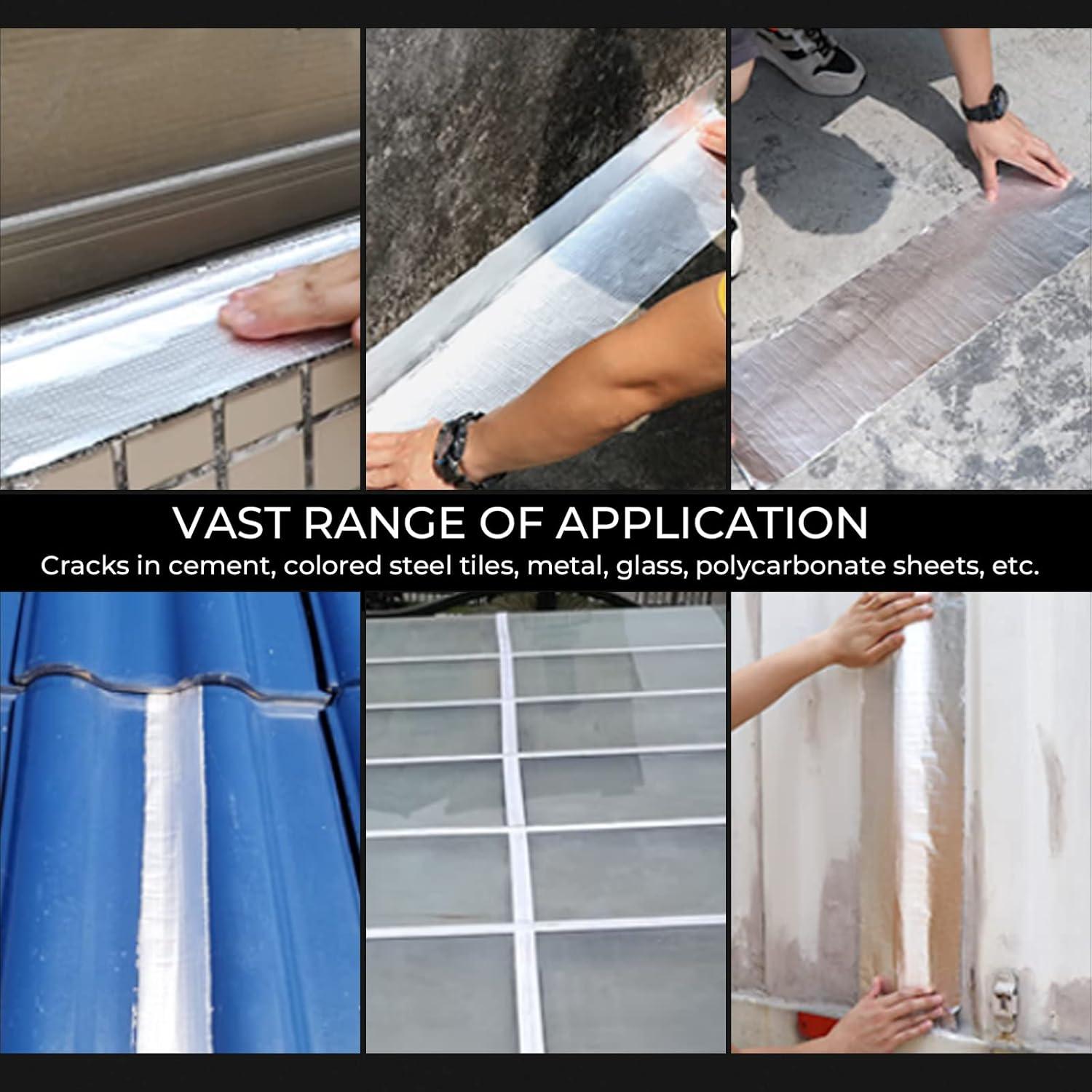 Cinta Impermeable de Butilo NTZ 50cm x 10m para Reparaciones