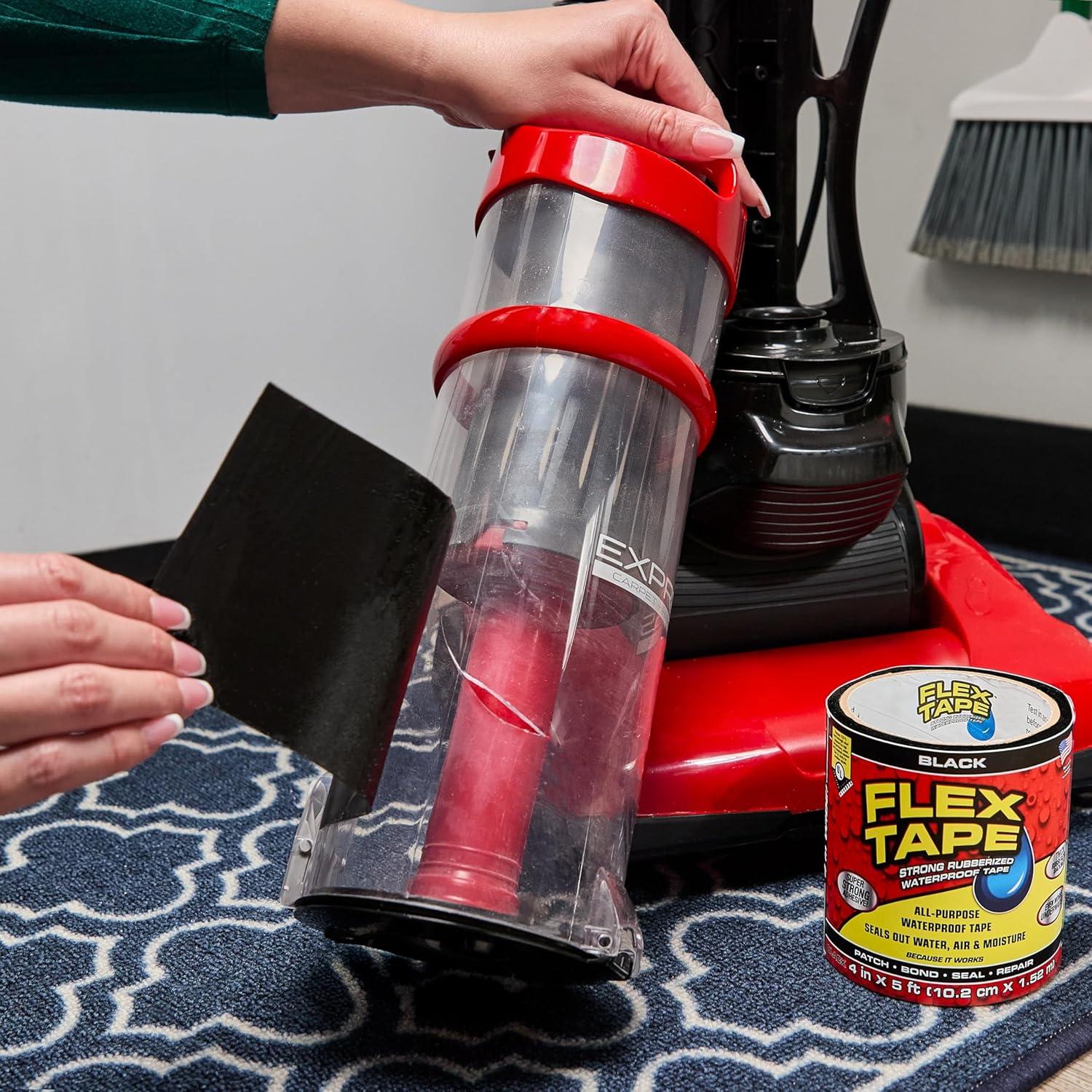 Cinta Flex Caucho Impermeable 10 cm x 1.52 m - Paquete de 2