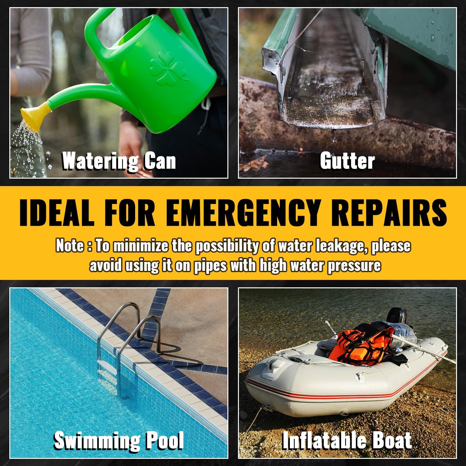 Cinta Impermeable VIVIDA 4" x 10' (1.22m) para Reparaciones