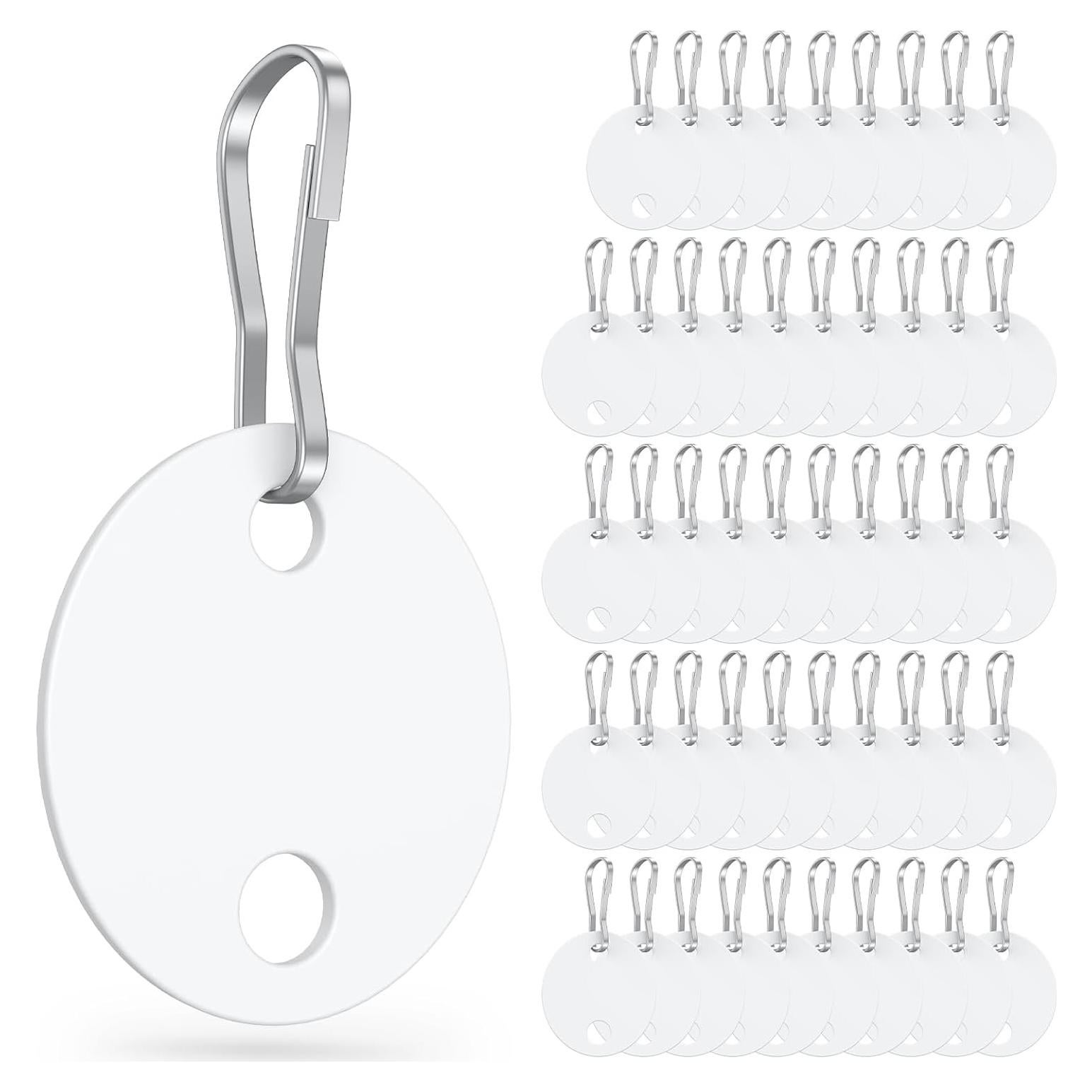 Etiquetas de Llave Uniclife 50 Pcs Blancas Escriturables