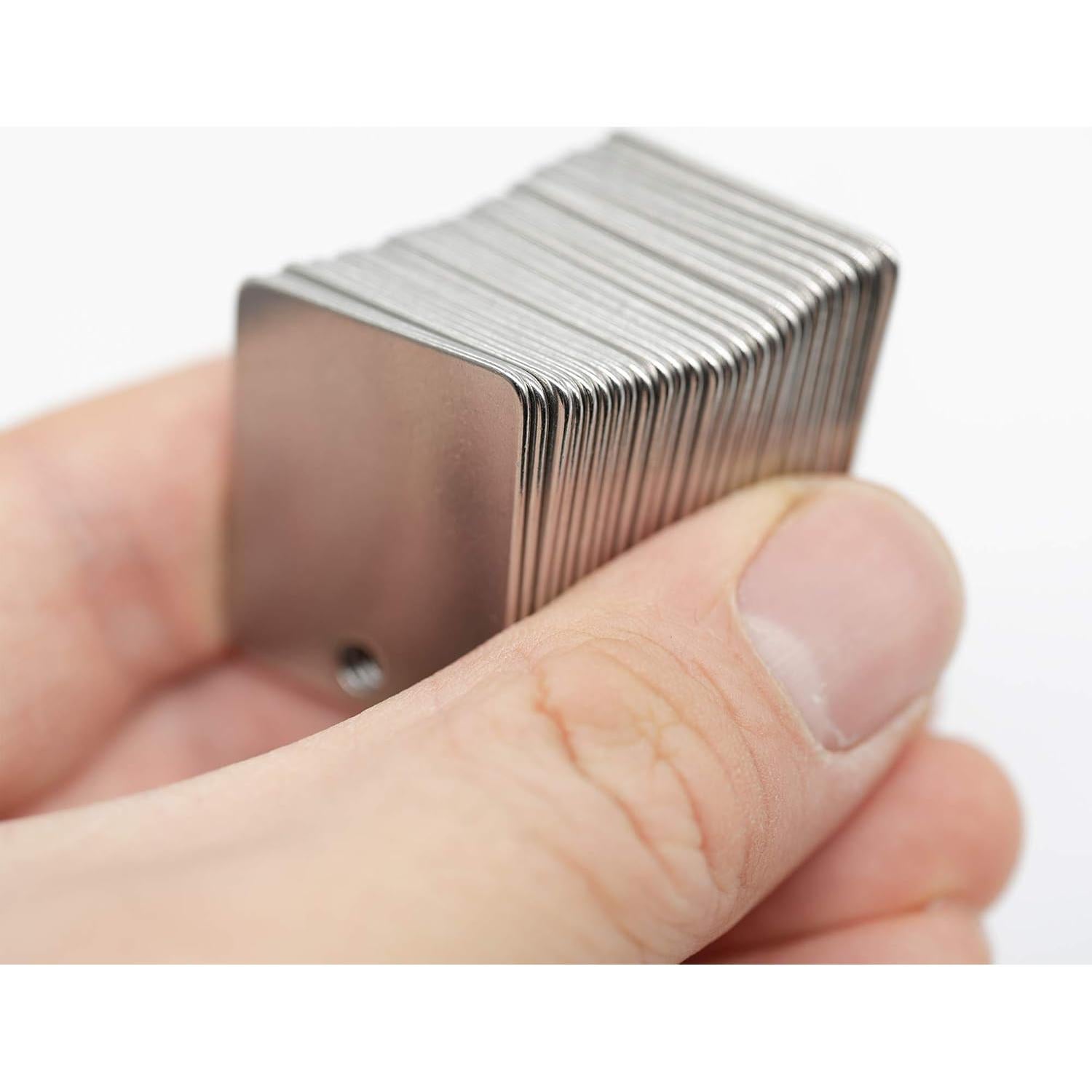 Etiquetas de Acero Inoxidable StayMax Rectangulares 25 Pzas