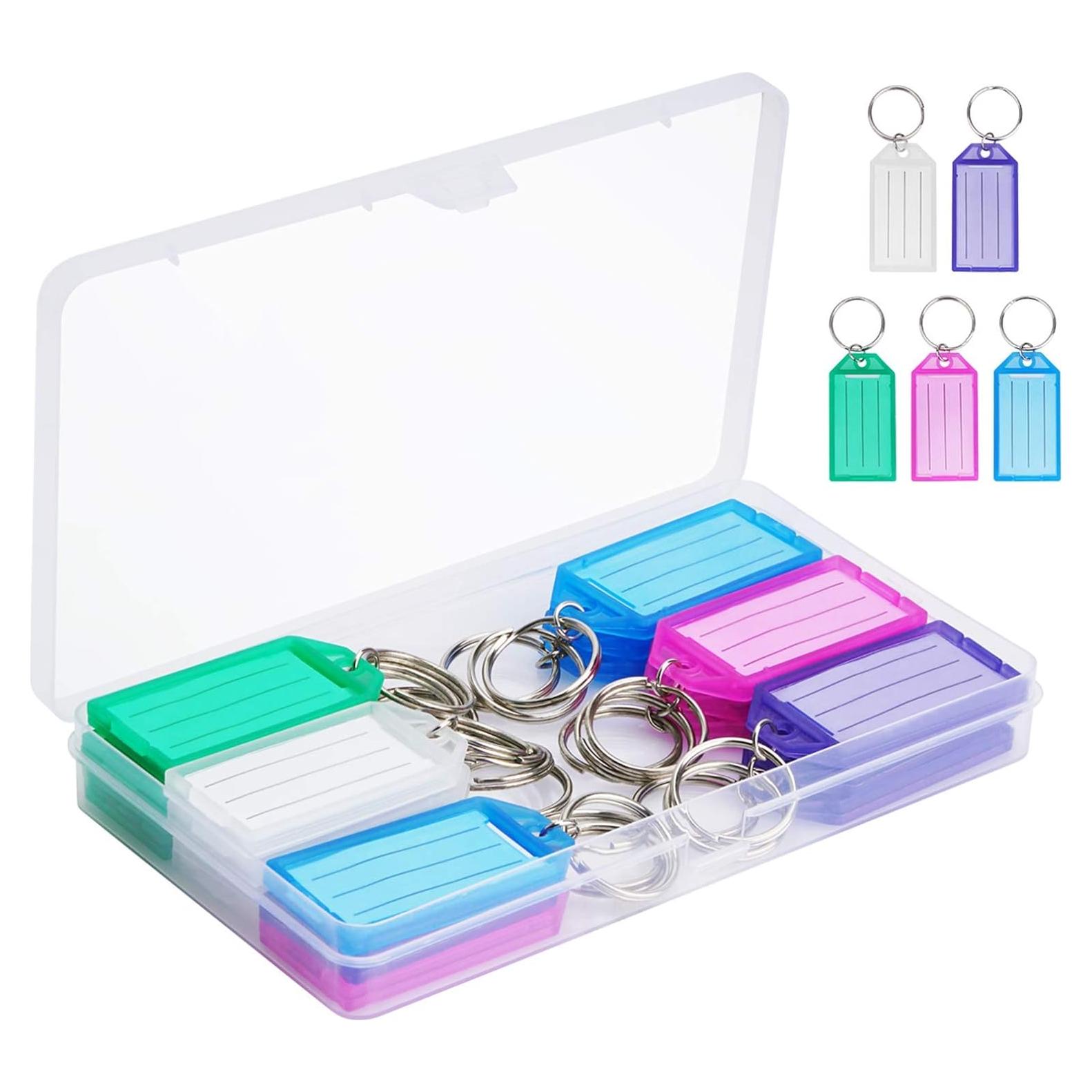 Etiquetas de Llave Cuttte 20 Pcs con Contenedor Reutilizable