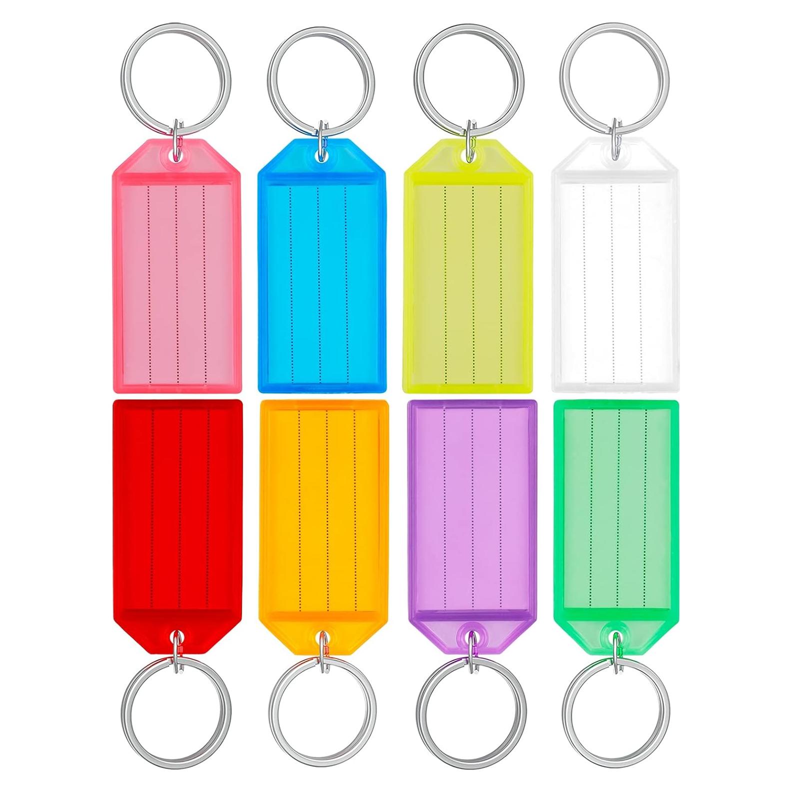 Etiquetas de Llave Uniclife 20 Pcs Multicolor Resistente
