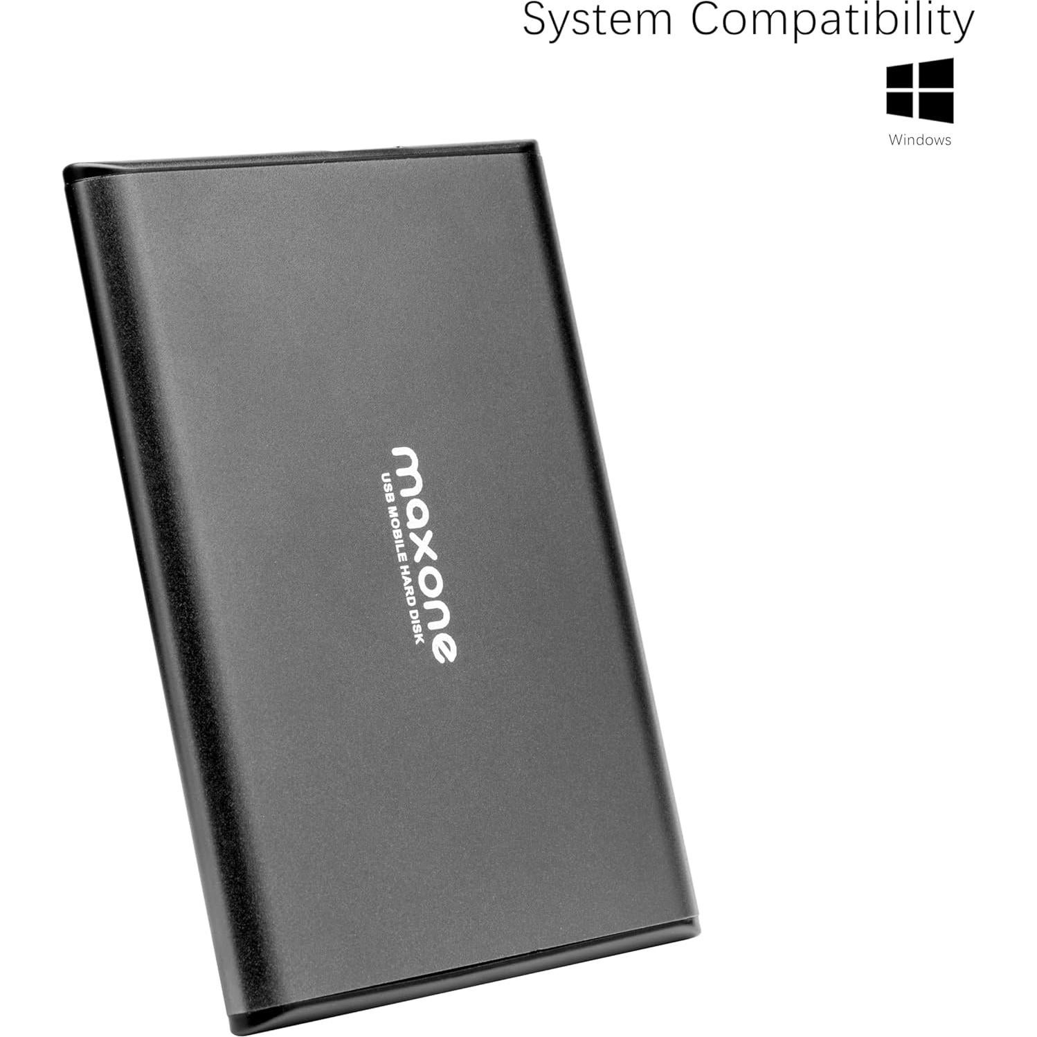 Disco Duro Externo Maxone 500GB Ultra Delgado USB 3.0 Gris