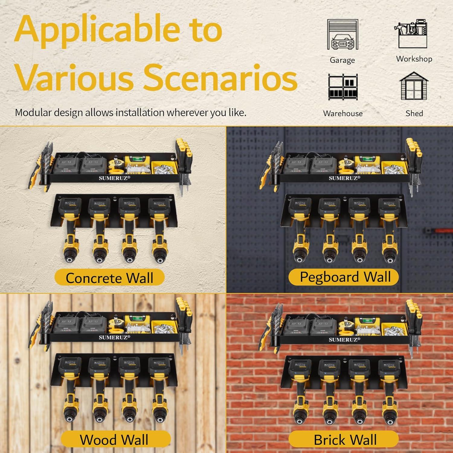 Organizador de Herramientas SUMERUZ Montaje en Pared 18.14 kg