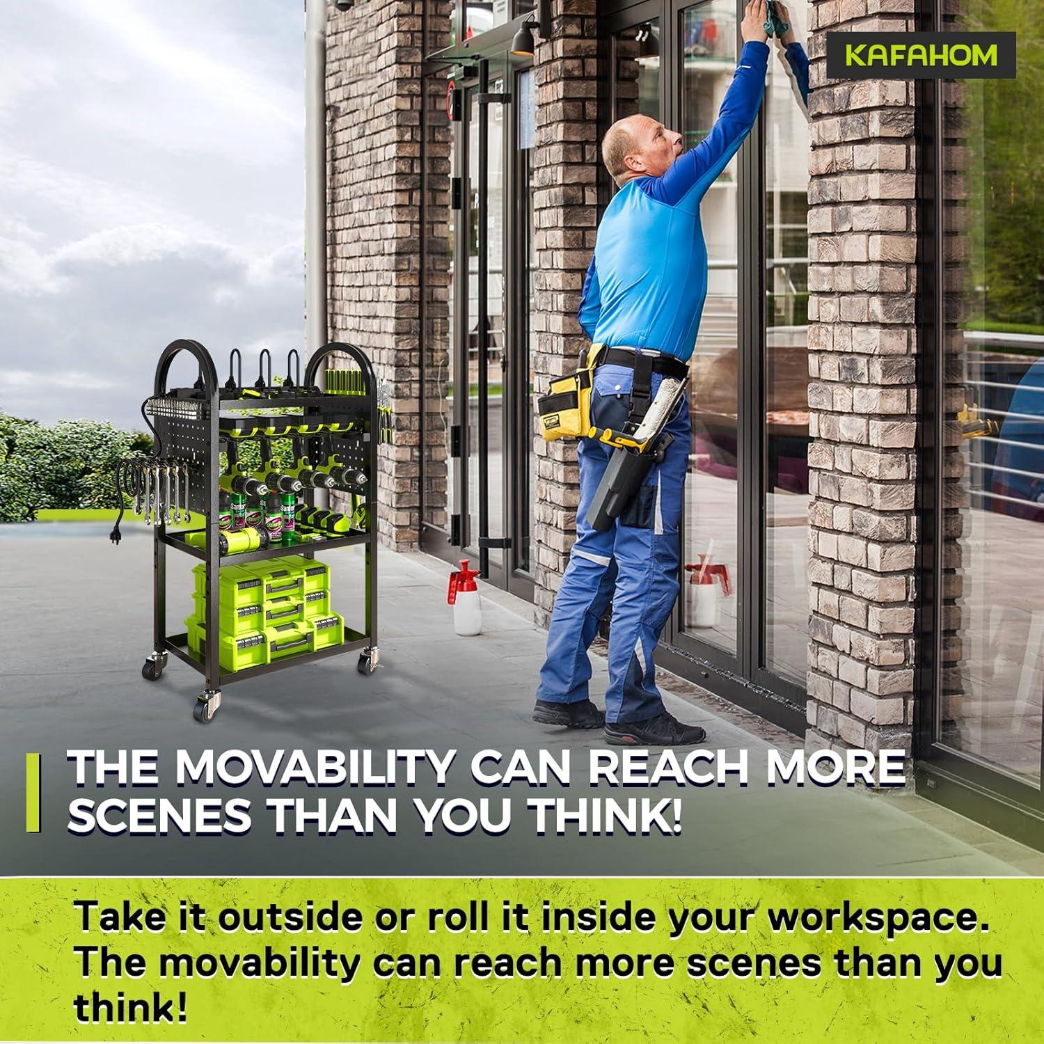 Carro Organizador de Herramientas KAFAHOM 4 Niveles 227kg