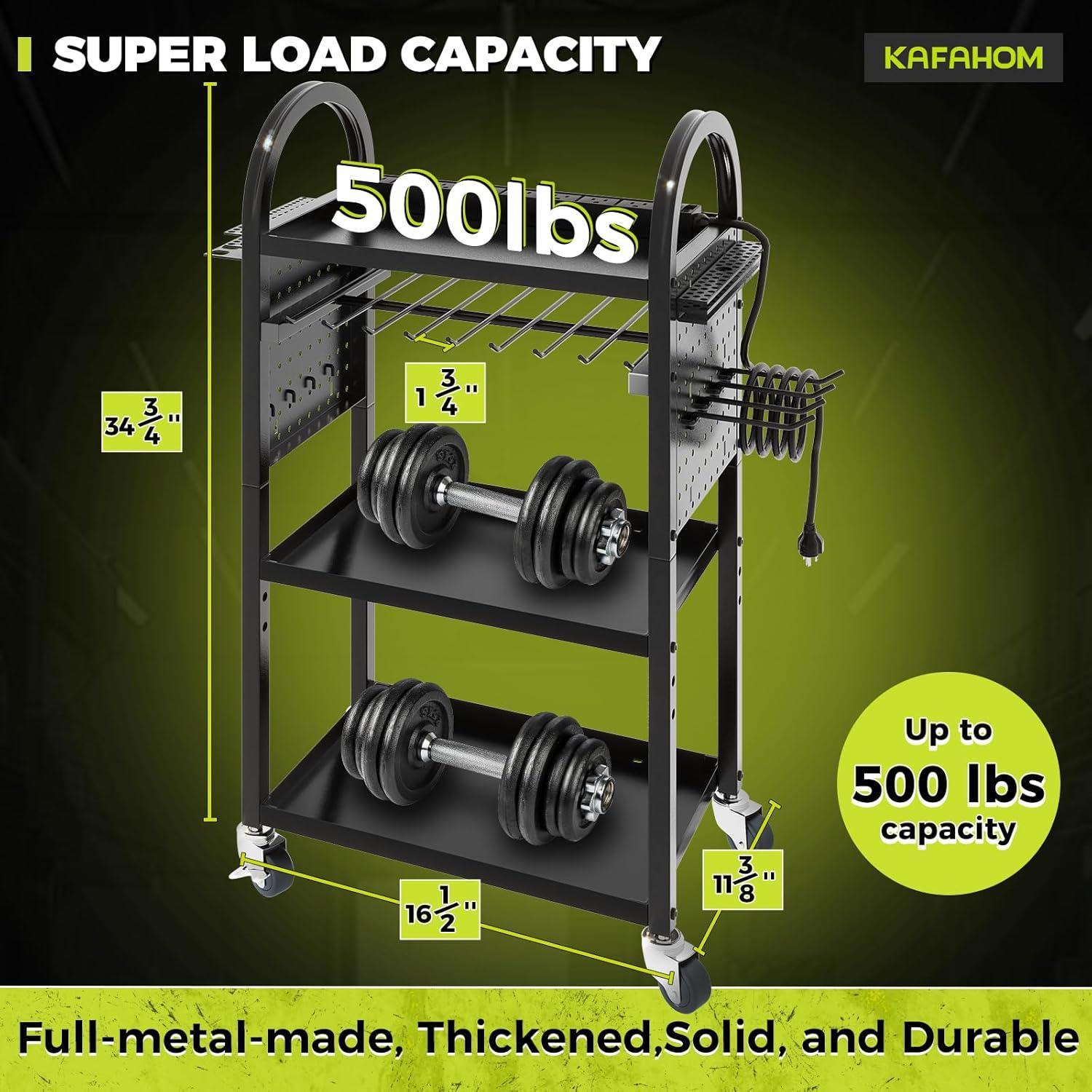 Carro Organizador de Herramientas KAFAHOM 4 Niveles 227kg