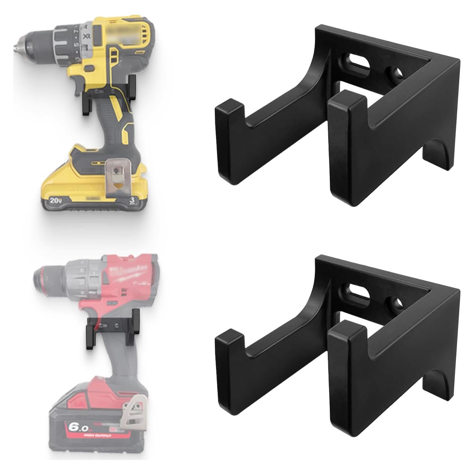 Organizador de Herramientas Eléctricas YAMTO 2 Pcs Pared ABS