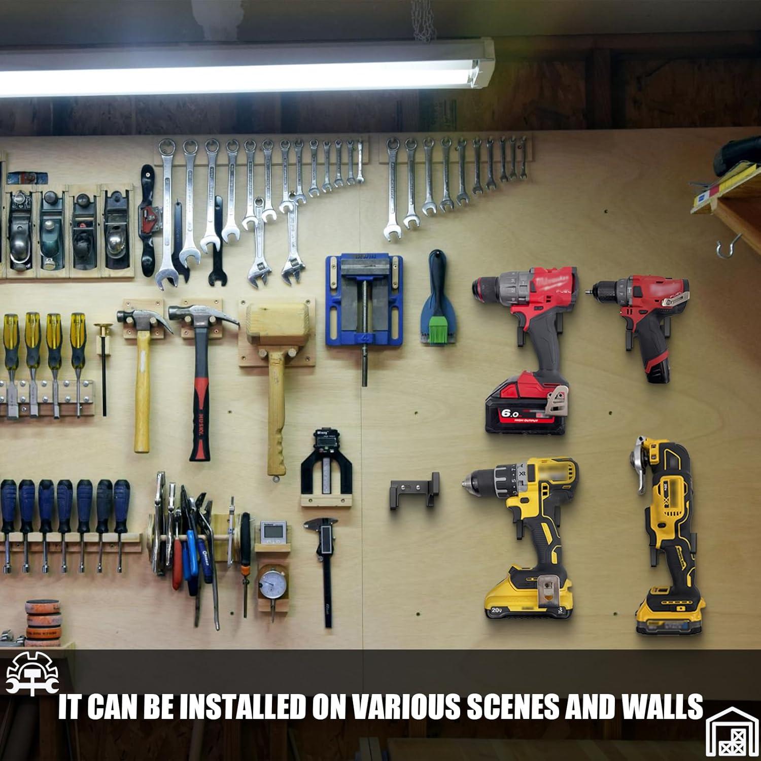 Organizador de Herramientas Eléctricas YAMTO 2 Pcs Pared ABS