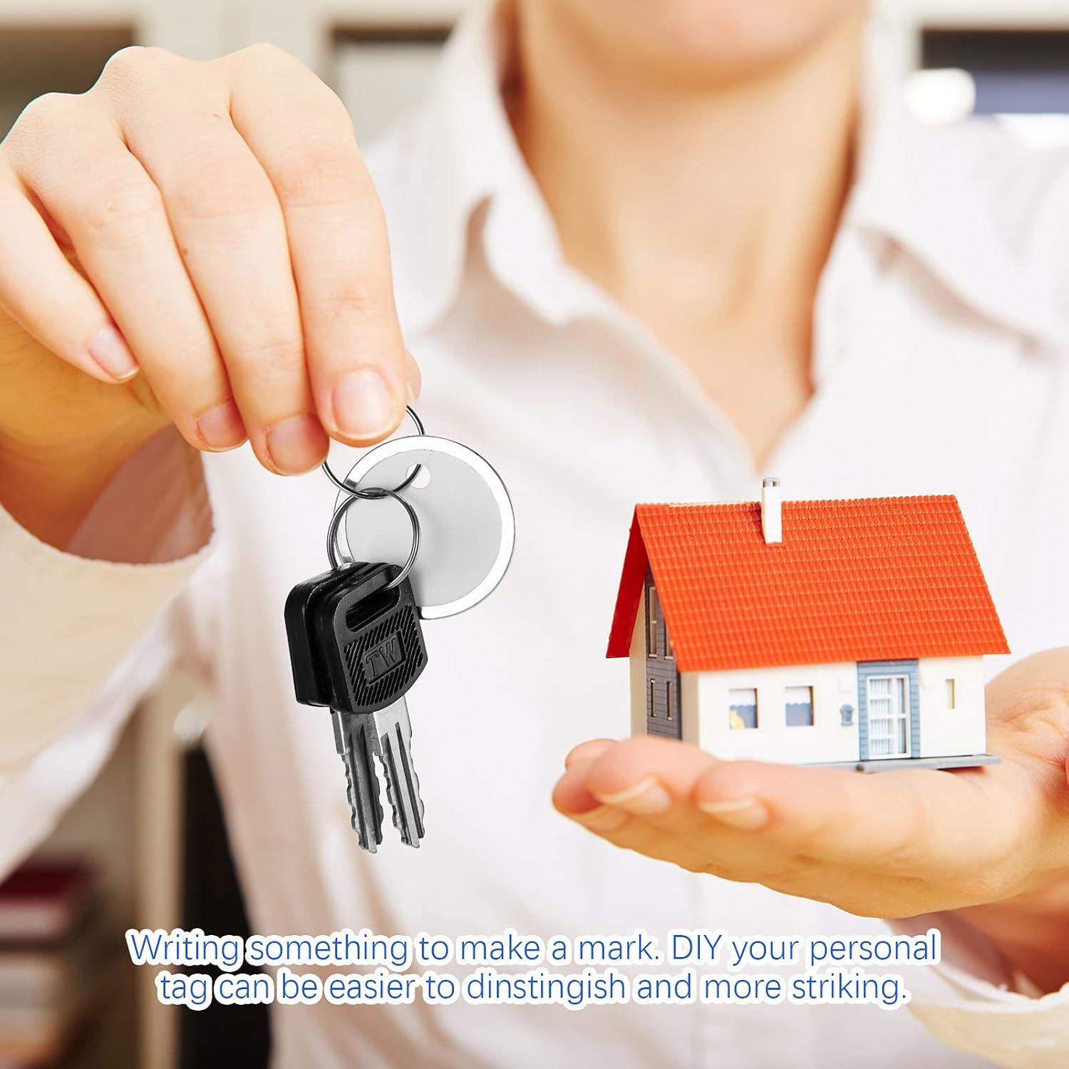 Etiquetas de Llave de Metal Hotop 500 Piezas 3.18 cm