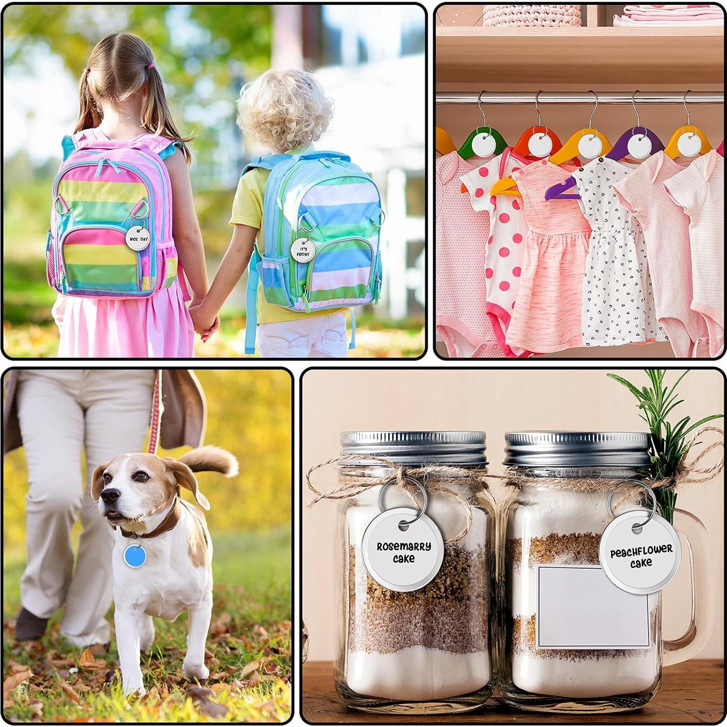 Etiquetas de Llave de Metal Hotop 500 Piezas 3.18 cm