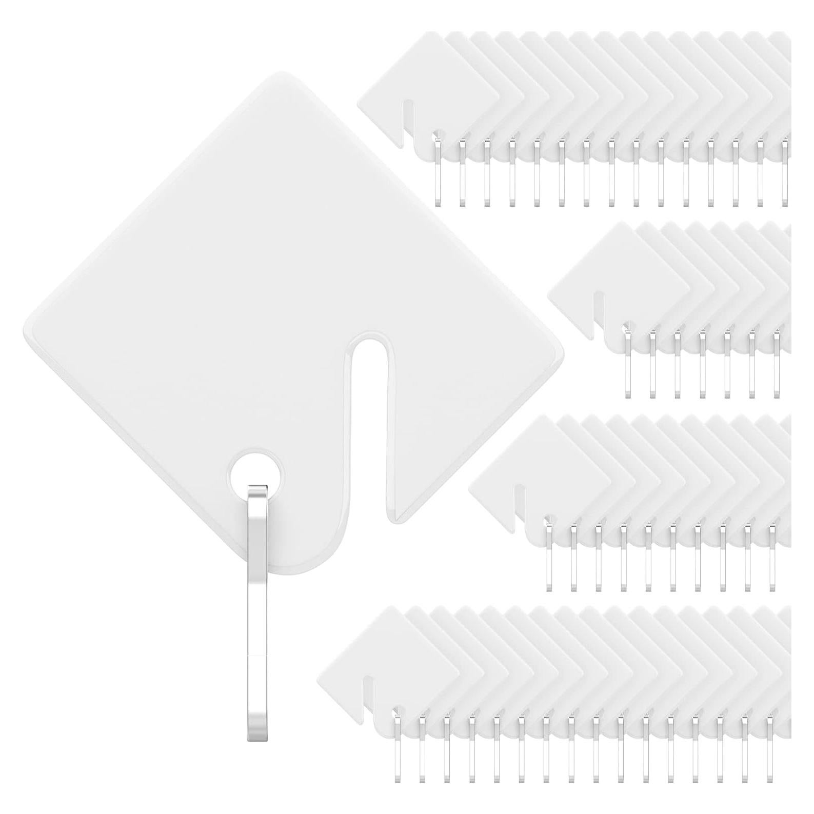 Etiquetas de Llave Uniclife 100 Pcs Plástico con Gancho Metal