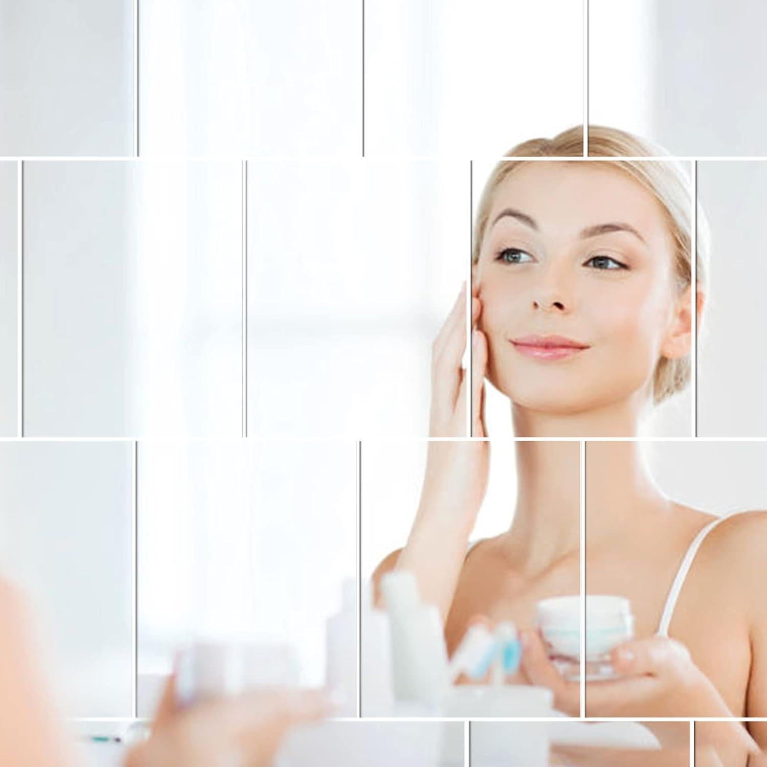 Hojas de Espejo Flexibles Autoadhesivas Zonon 20x25cm (10 Pzs)