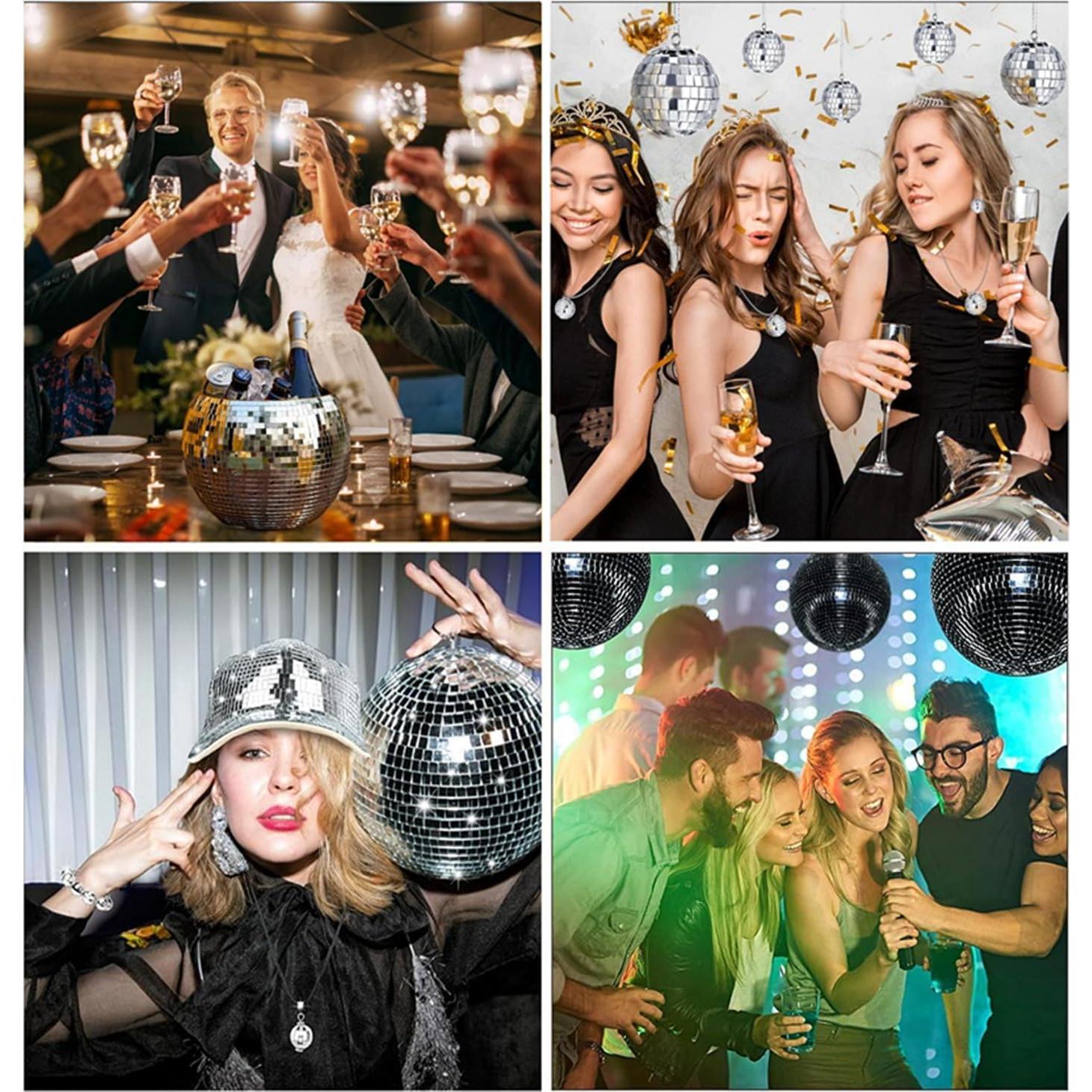 Azulejos de Espejo Autoadhesivos AIVS 5x5mm Plata 4720 Piezas