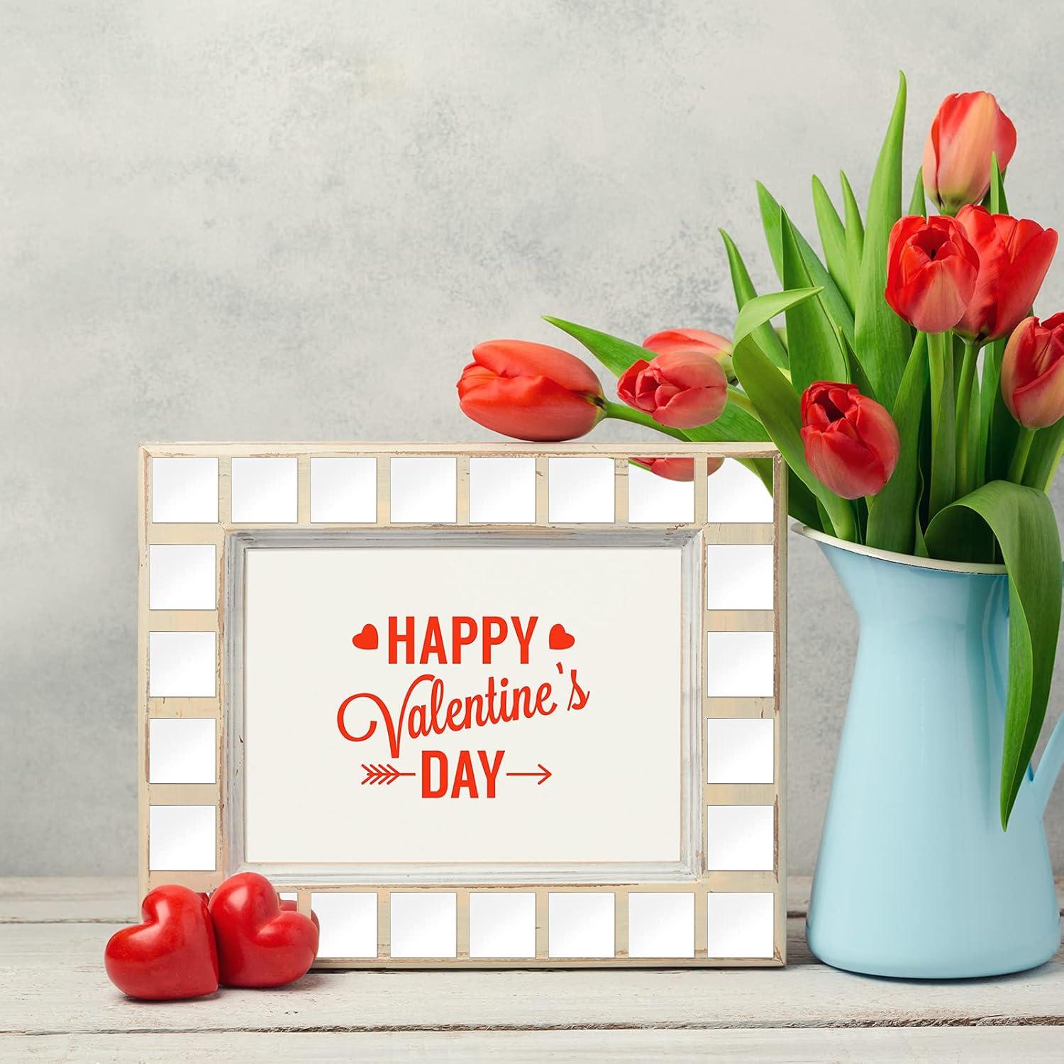 50 Piezas Mini Espejos Cuadrados Adhesivos Jetec 2.54 cm