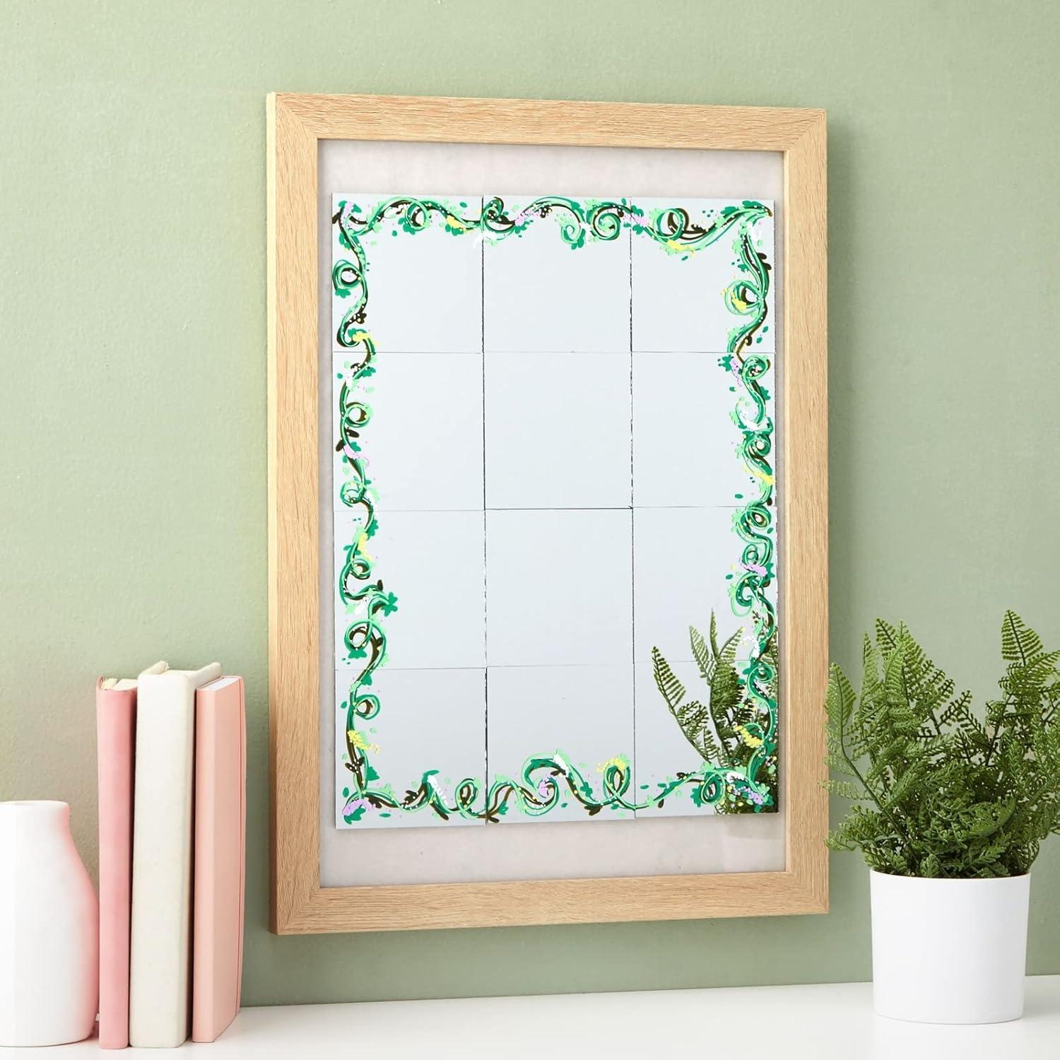 Azulejos de Espejo Cuadrados Bright Creations 10 cm - Paquete de 50