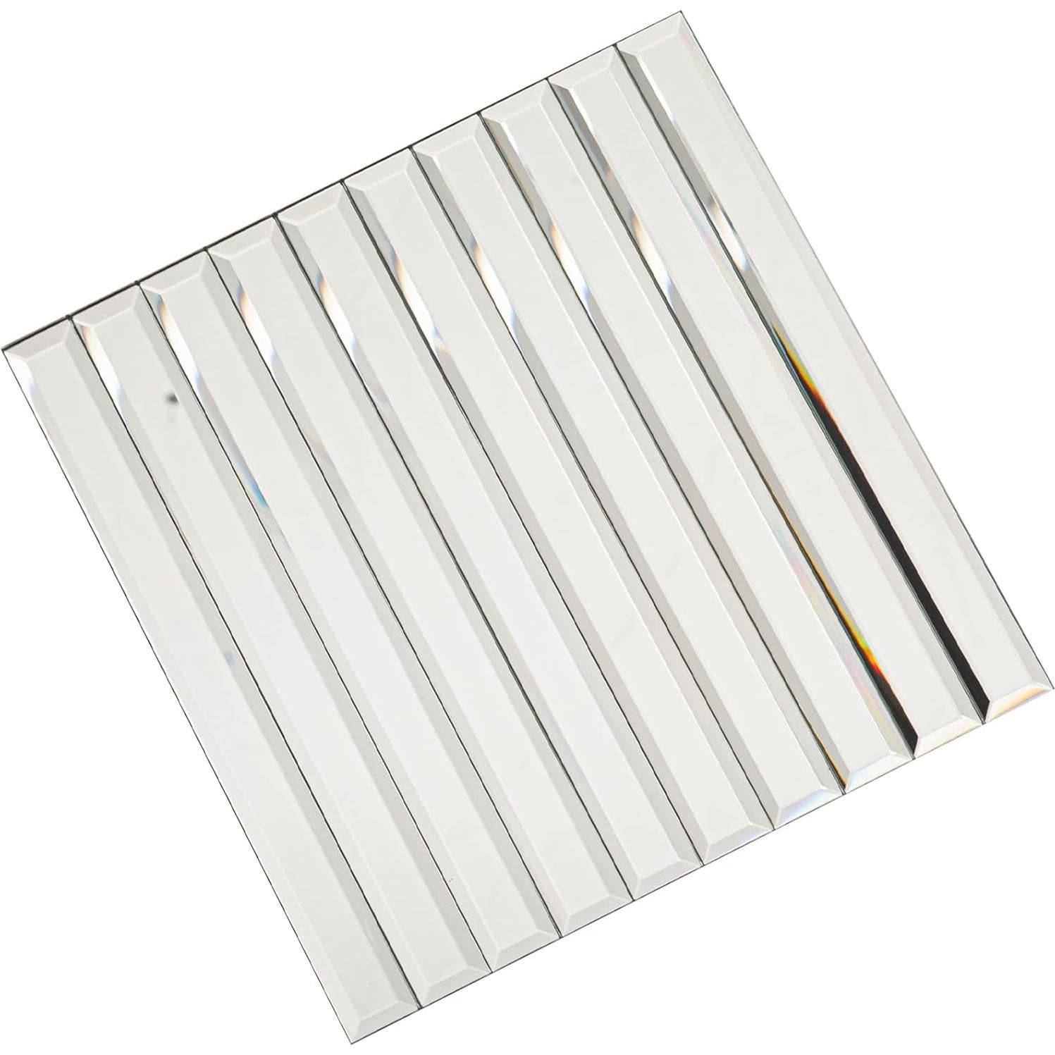 Banda de Espejo Autoadhesiva Lovdeco 30.48x3.05 cm 5 Piezas