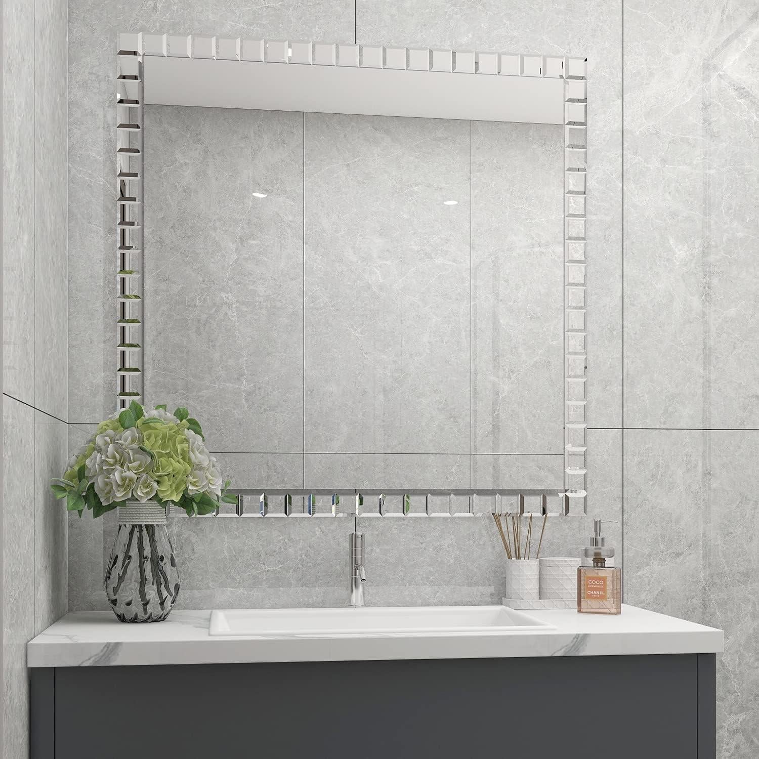 Azulejo Espejo Autoadhesivo Lovdeco 3x3 cm 32 Hojas