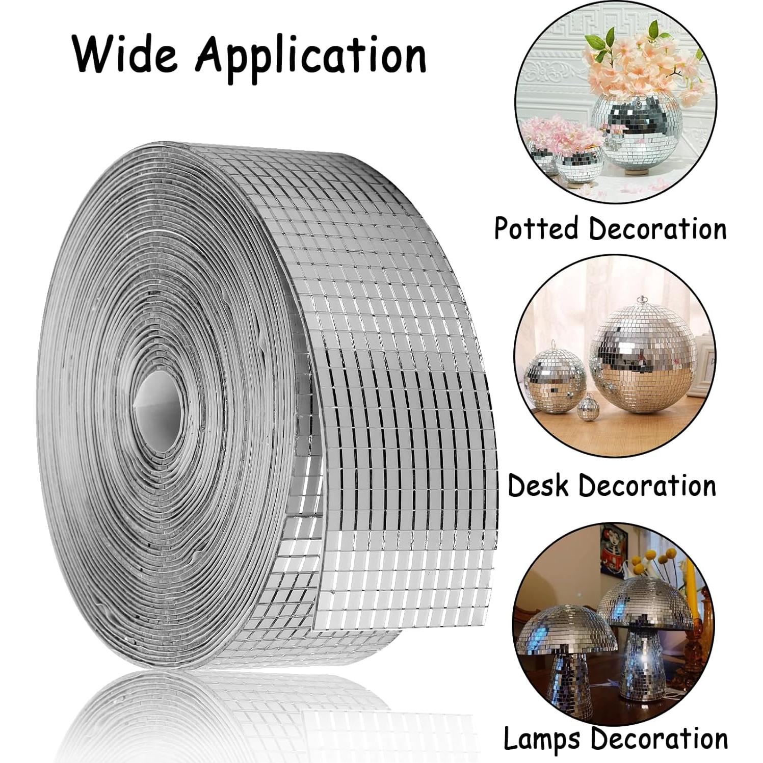 Azulejos de Espejo Autoadhesivos Retainbre 5x5mm 24000 Pcs