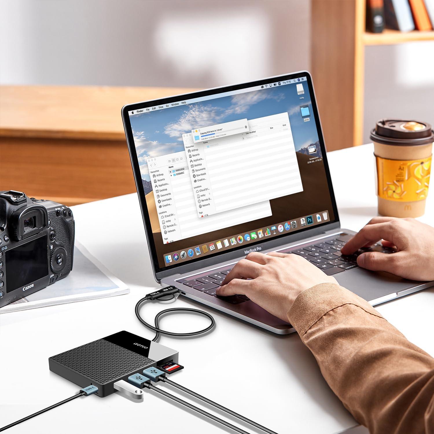 Estación de Acoplamiento YOTUO 1TB Disco Duro Externo USB-C