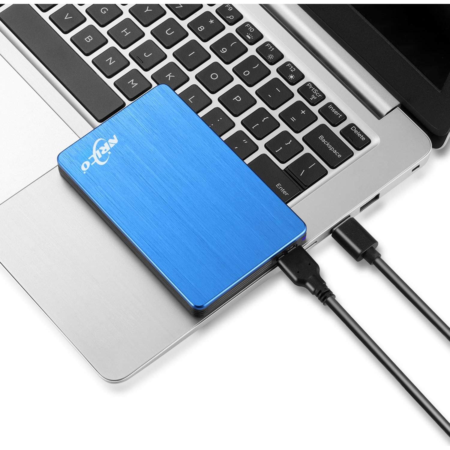 Disco Duro Externo NRICO 500GB USB 3.0 Portátil Azul