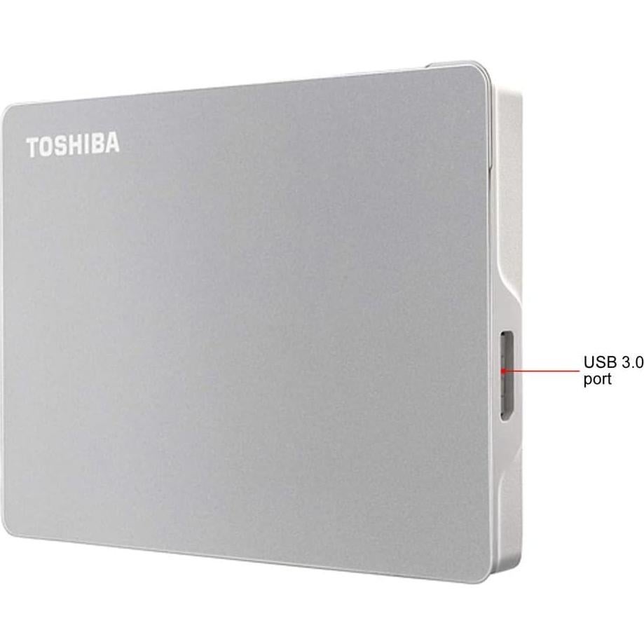 Disco Duro Externo Portátil Toshiba Canvio Flex 2TB USB-C