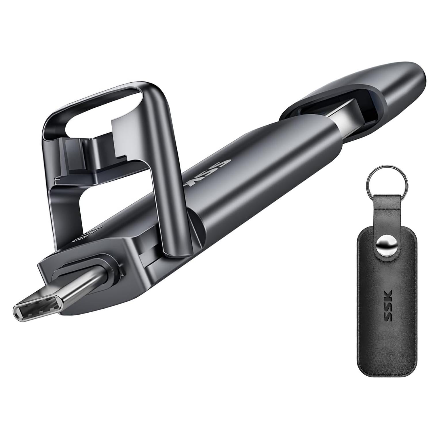 SSK 1TB SSD Externo Doble USB-C y USB-A 550MB/s