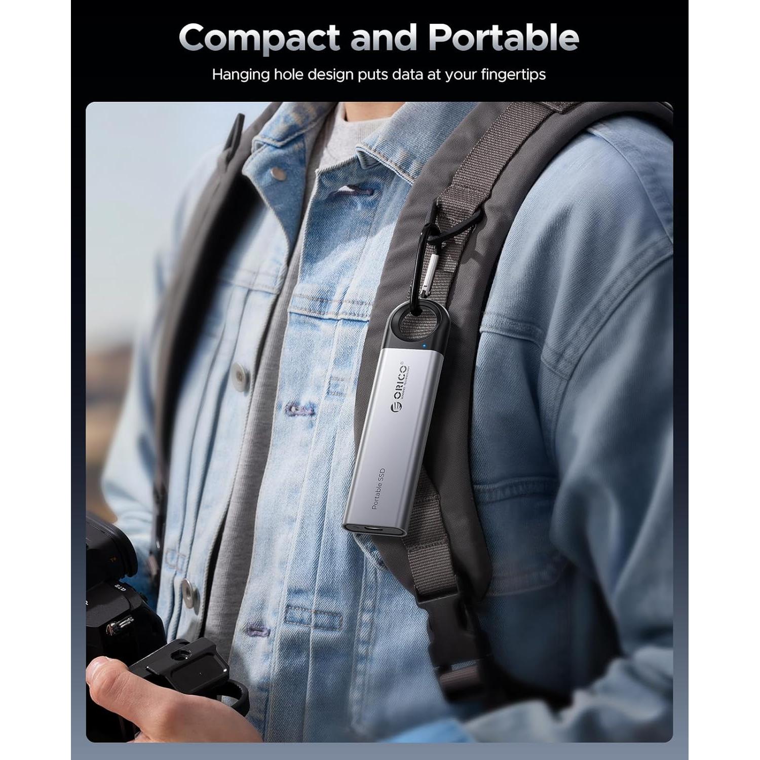 ORICO SSD Externo 1TB C10 USB 3.0 1050MB/s Portátil