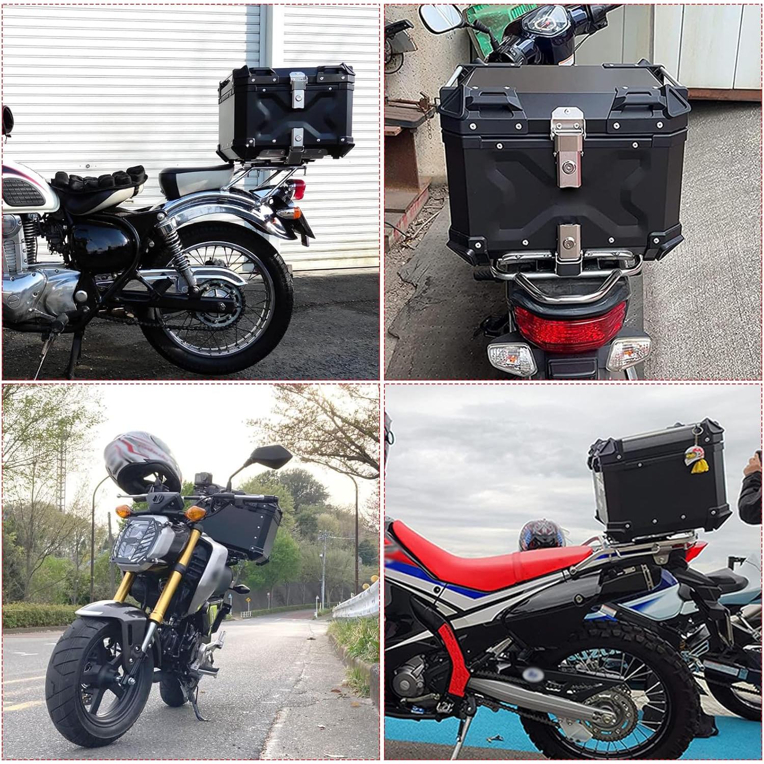 Maletero para Motocicleta Donpida 45L Impermeable Negro