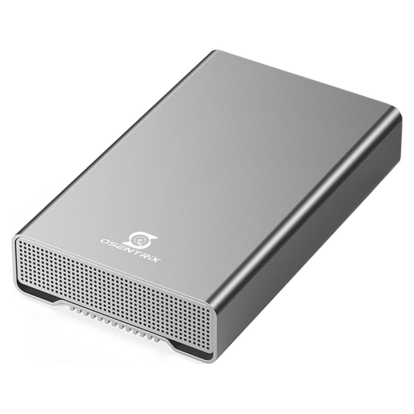 Disco Duro Externo OSENTRiX GX100 12TB USB 3.2 con Hub