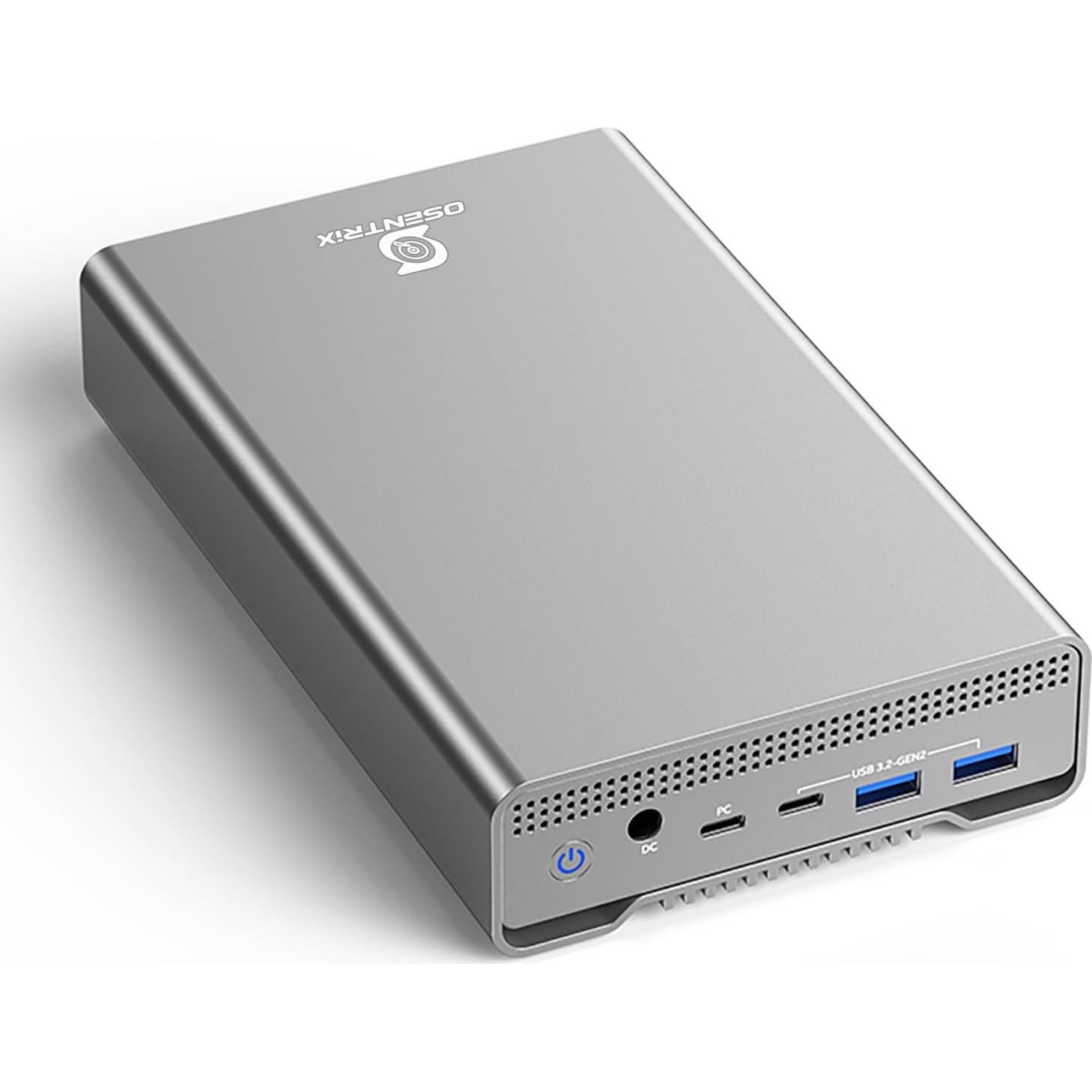 Disco Duro Externo OSENTRiX GX100 12TB USB 3.2 con Hub