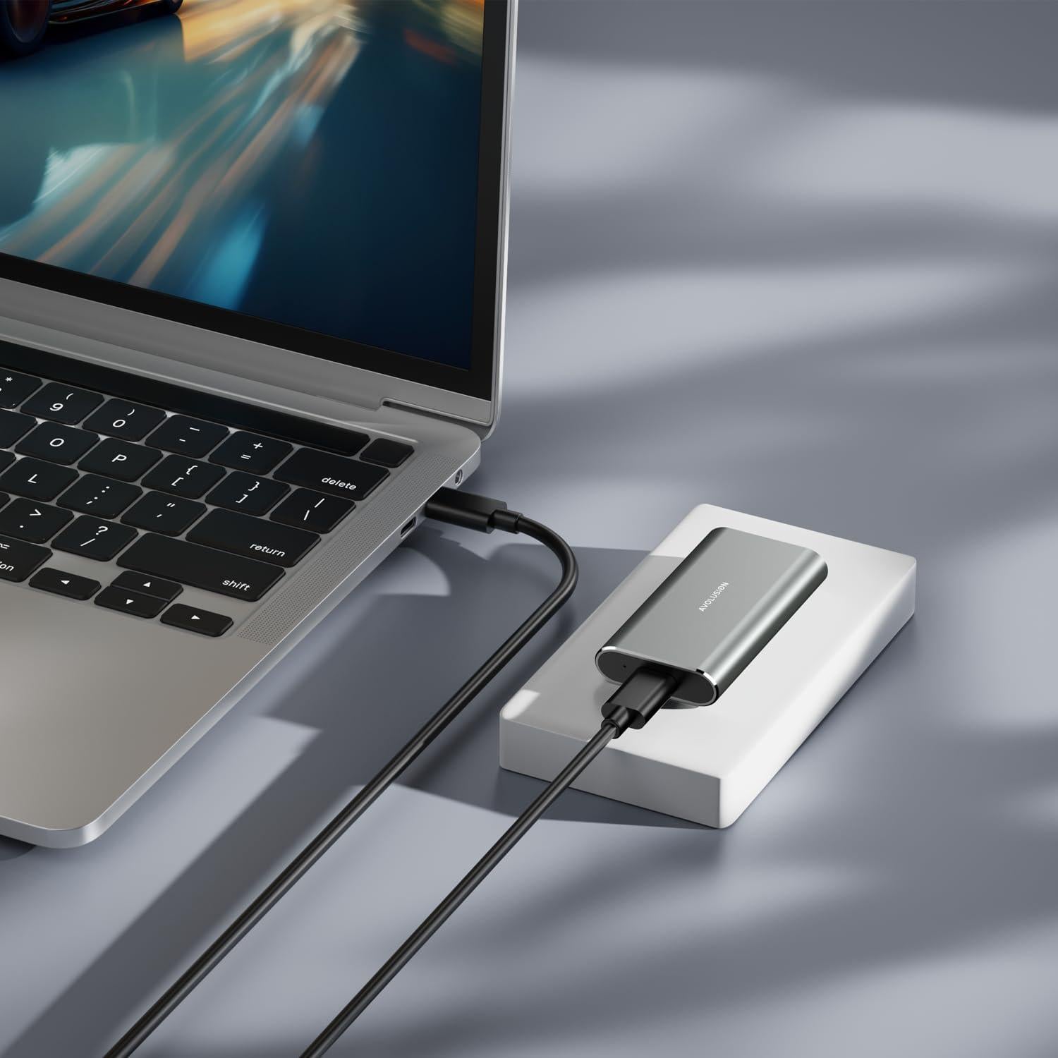 Avolusion S1 1TB SSD Portátil USB 3.2 - Aluminio Gris