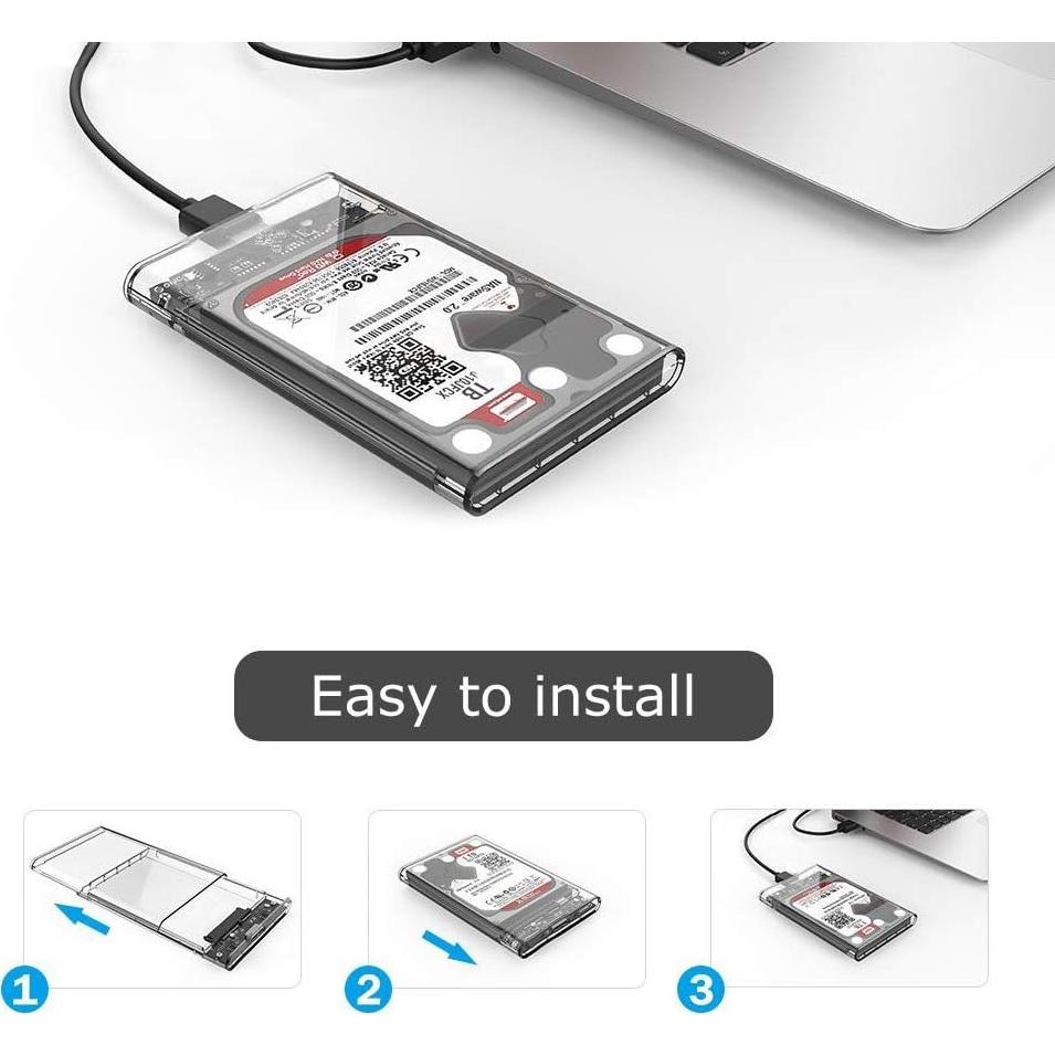 Caja Disco Duro Externo 2.5" Reletech SATA a USB 3.1 5Gbps