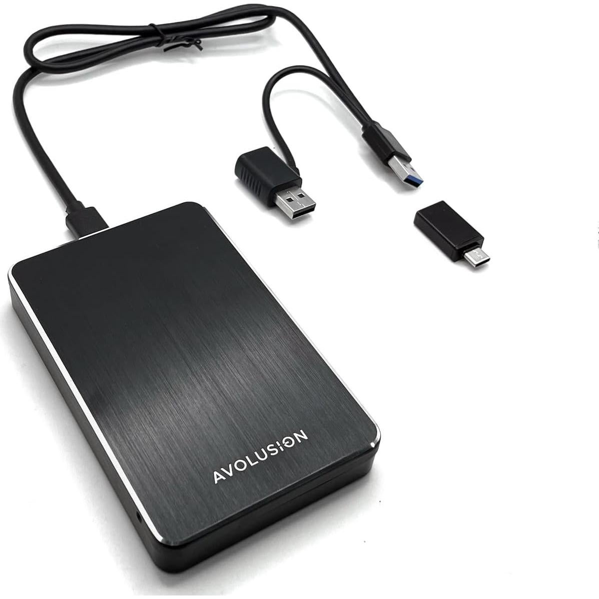 Disco Duro Externo Avolusion 2TB USB 3.0 para PS4 - Negro