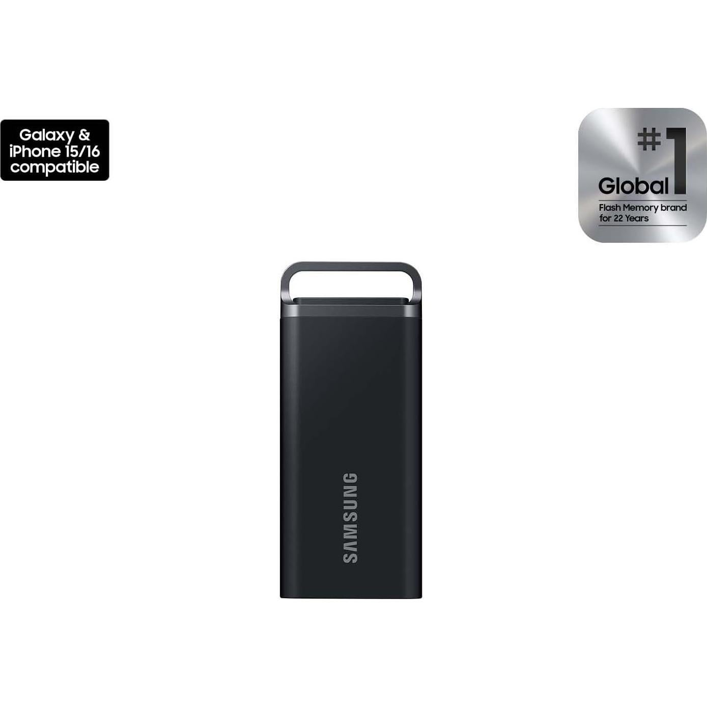 SSD Portátil Samsung T5 EVO 8TB USB 3.2 Negro