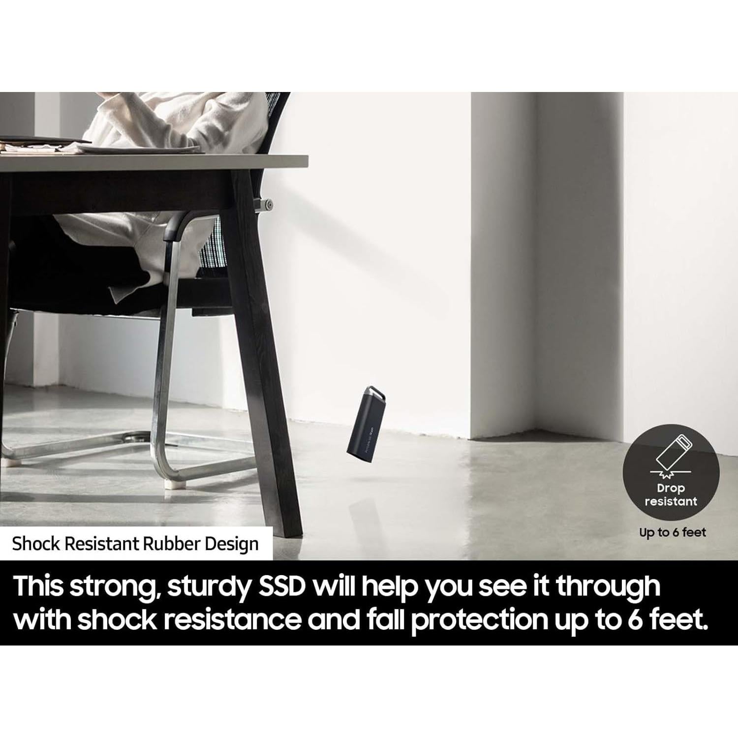 SSD Portátil Samsung T5 EVO 8TB USB 3.2 Negro