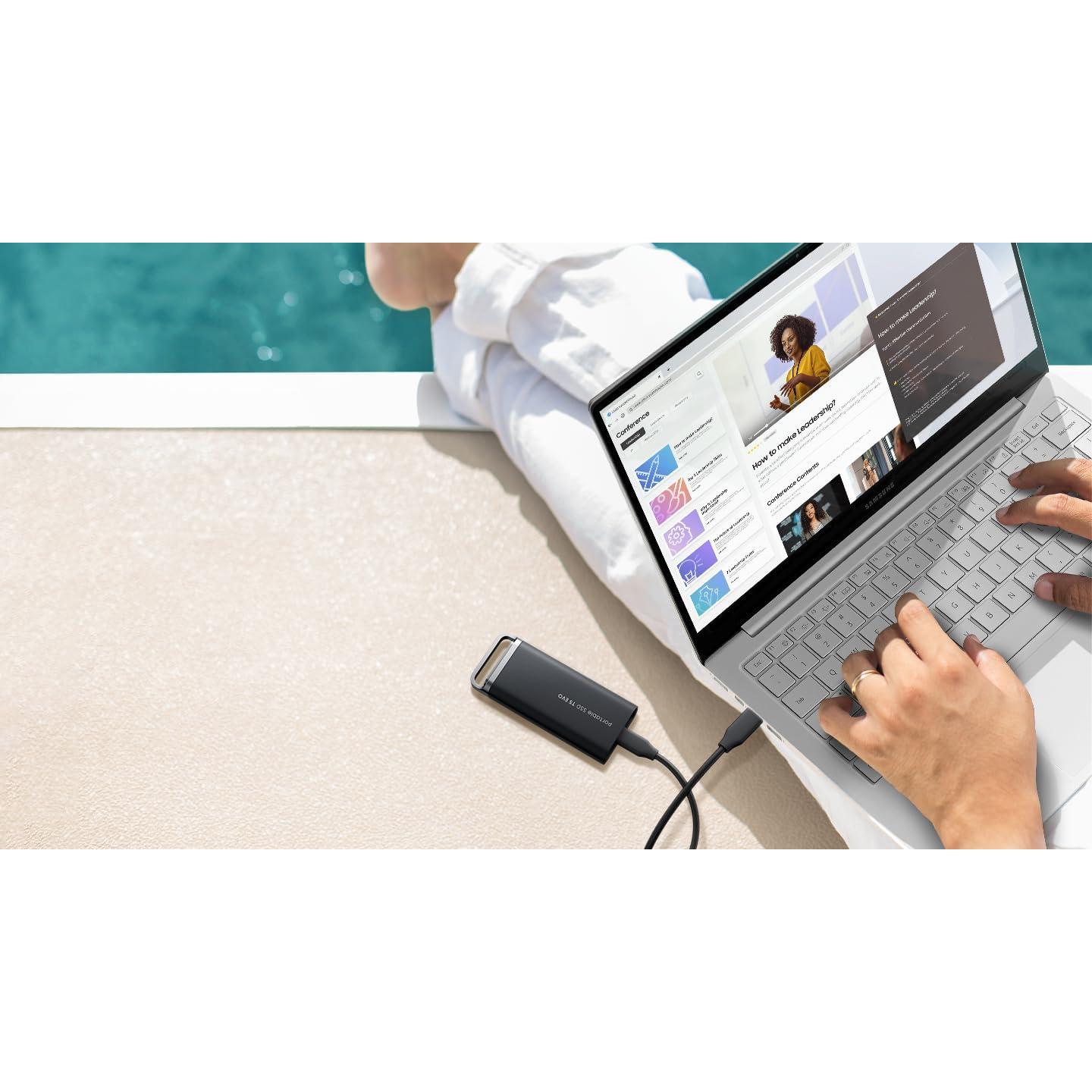 SSD Portátil Samsung T5 EVO 8TB USB 3.2 Negro